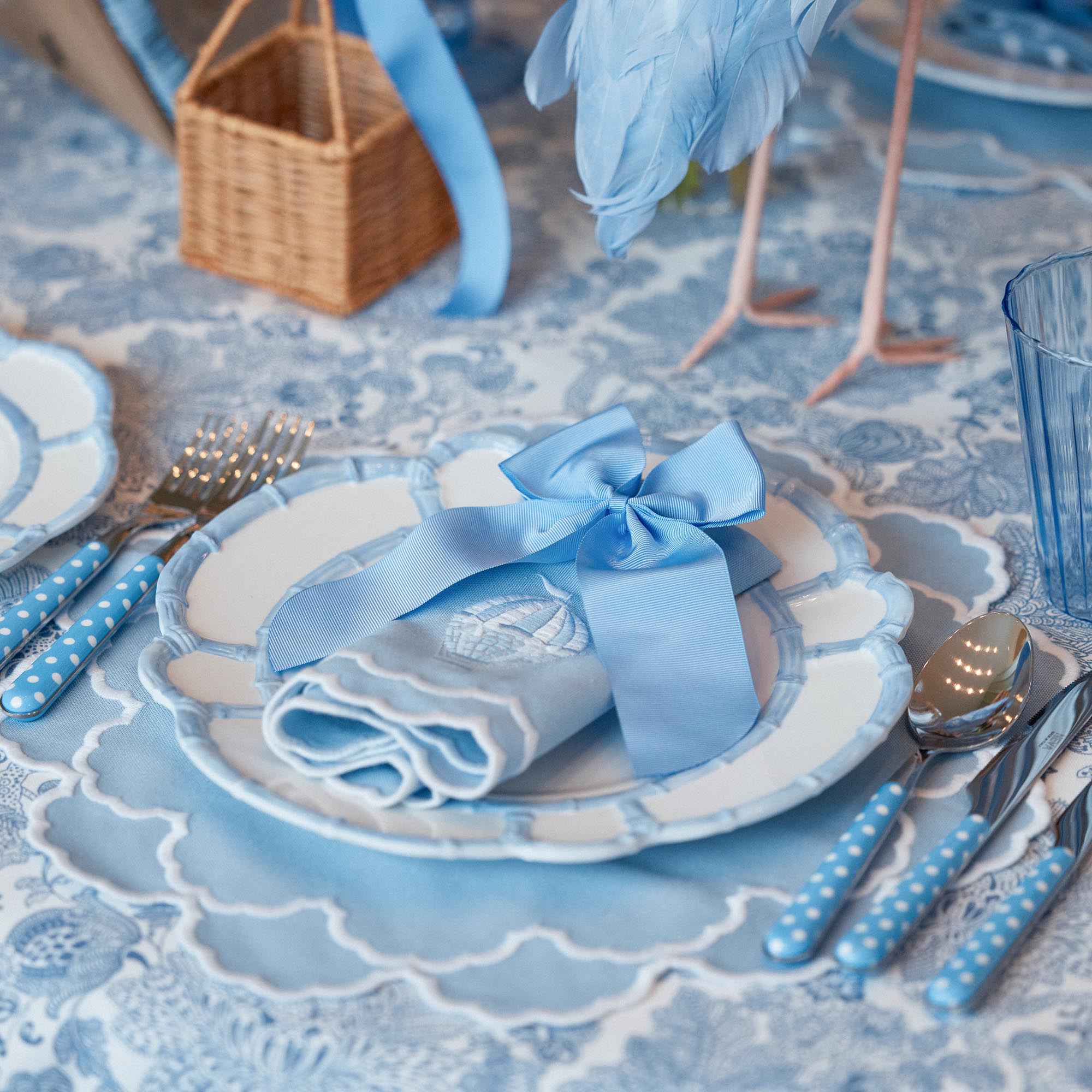 Nikki Blue Placemats (Set of 4)