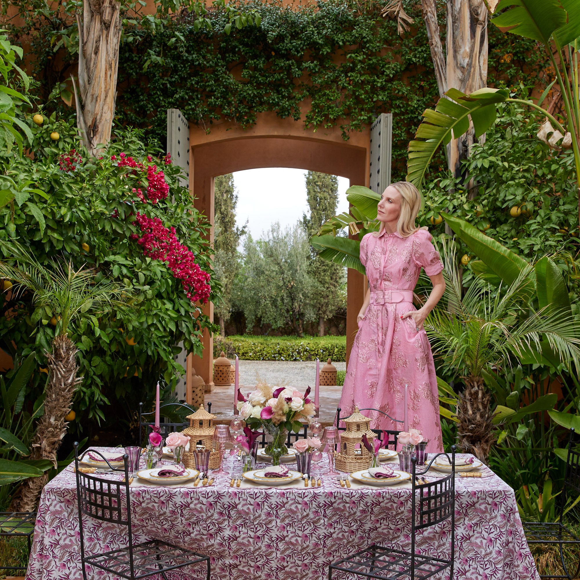 Scarlett Sand Placemats & Napkins (Set of 4)