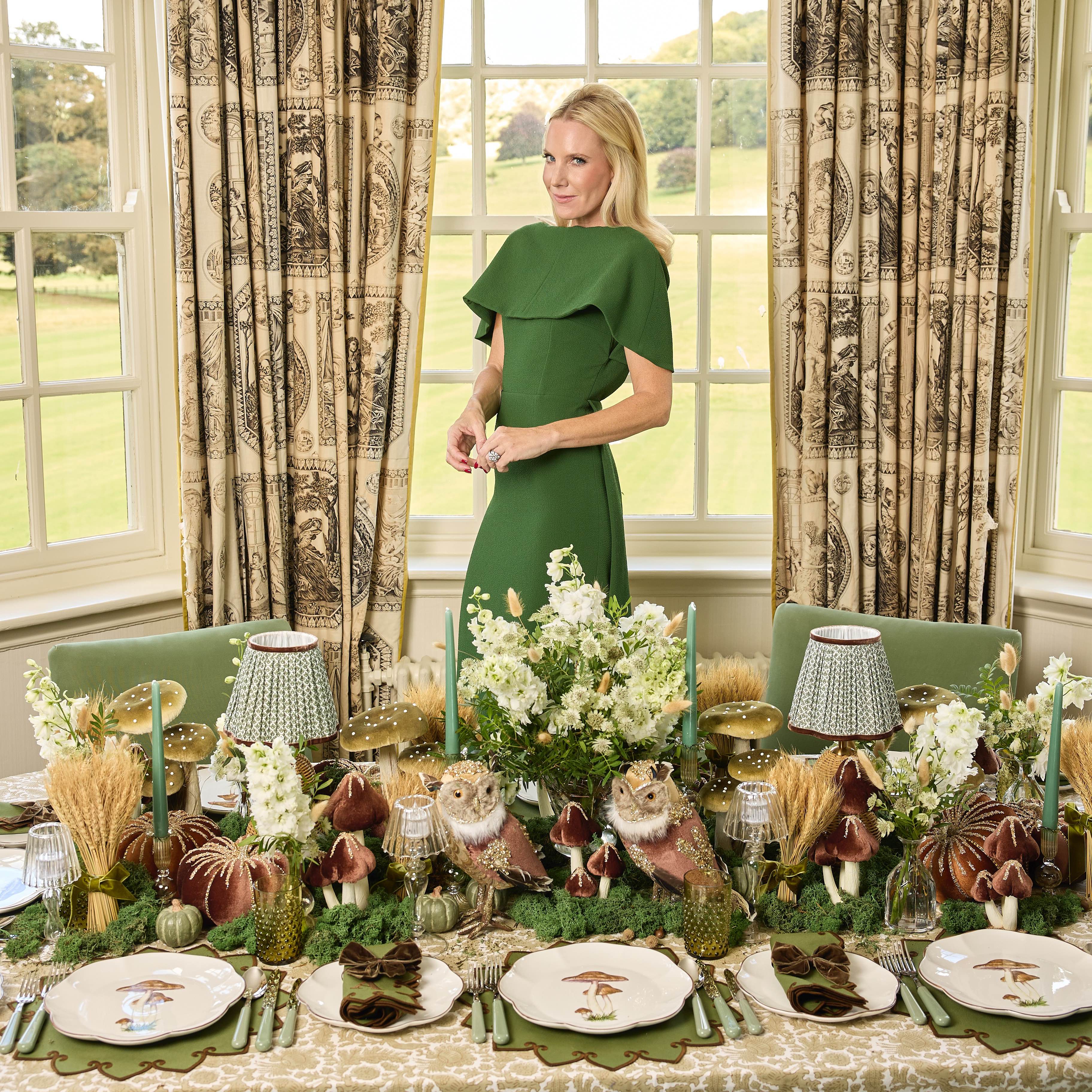 Scalloped Mushroom Dinner Plates (Set of 4)