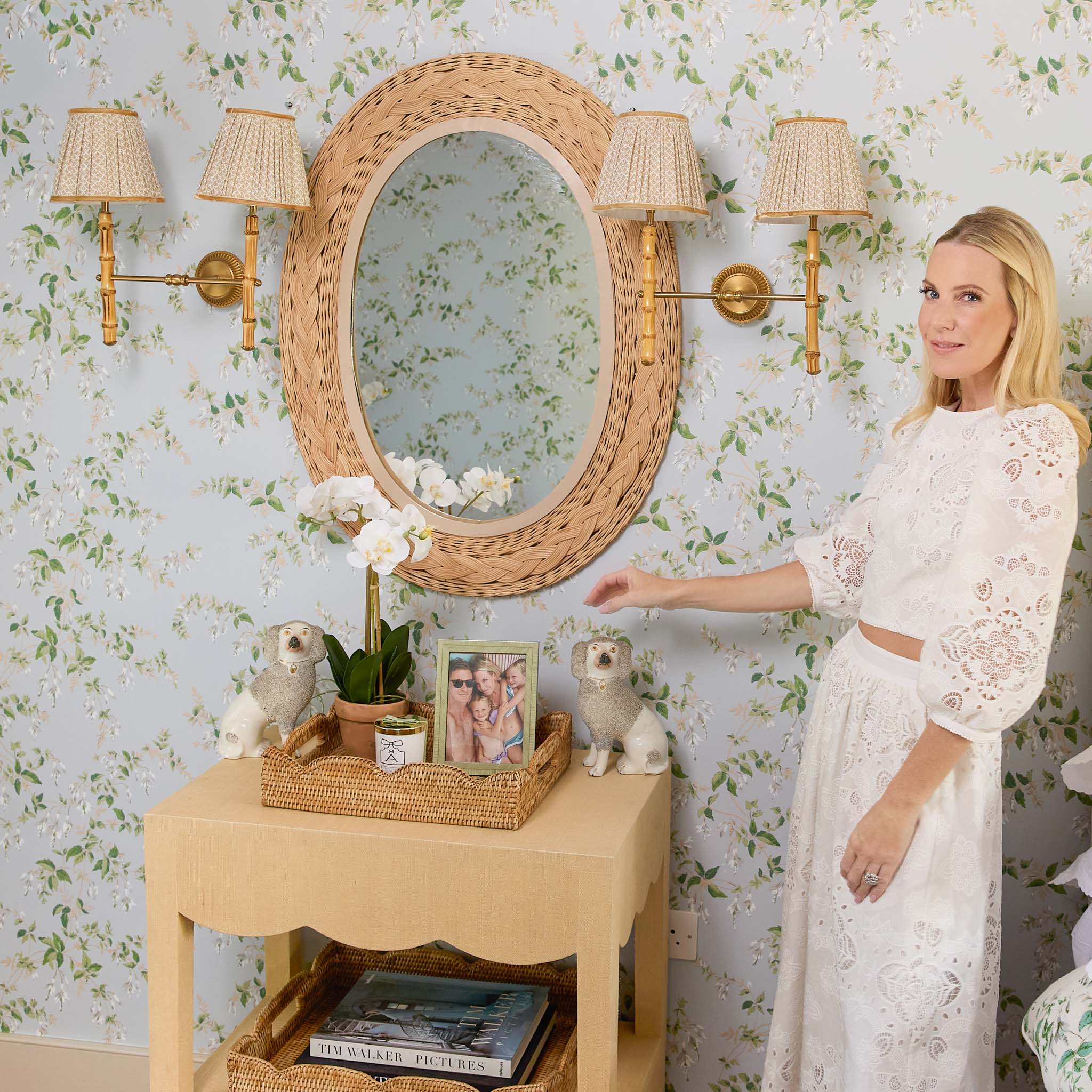 Natural Medium Rattan Tray