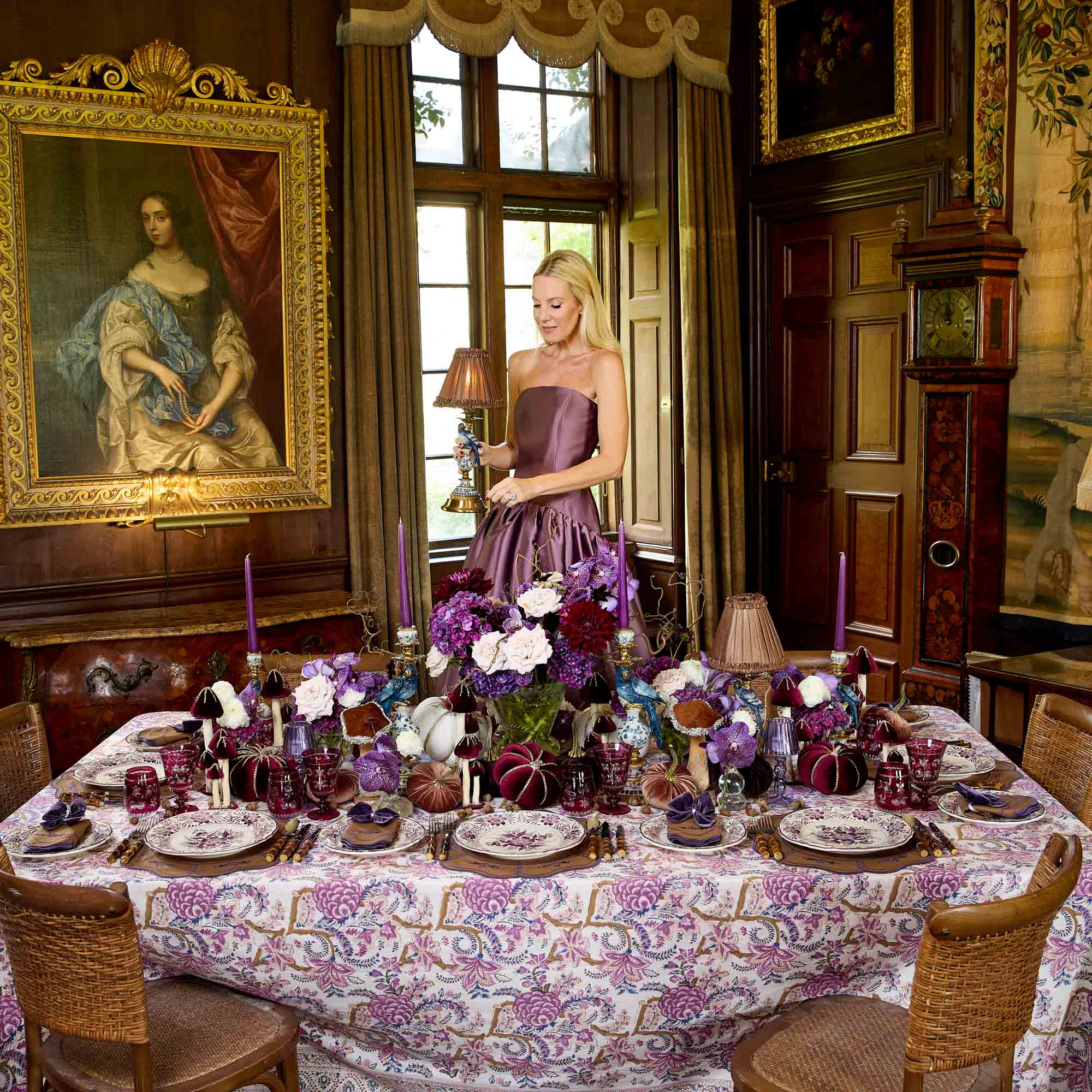 Blue Parrot Rechargeable Lamp