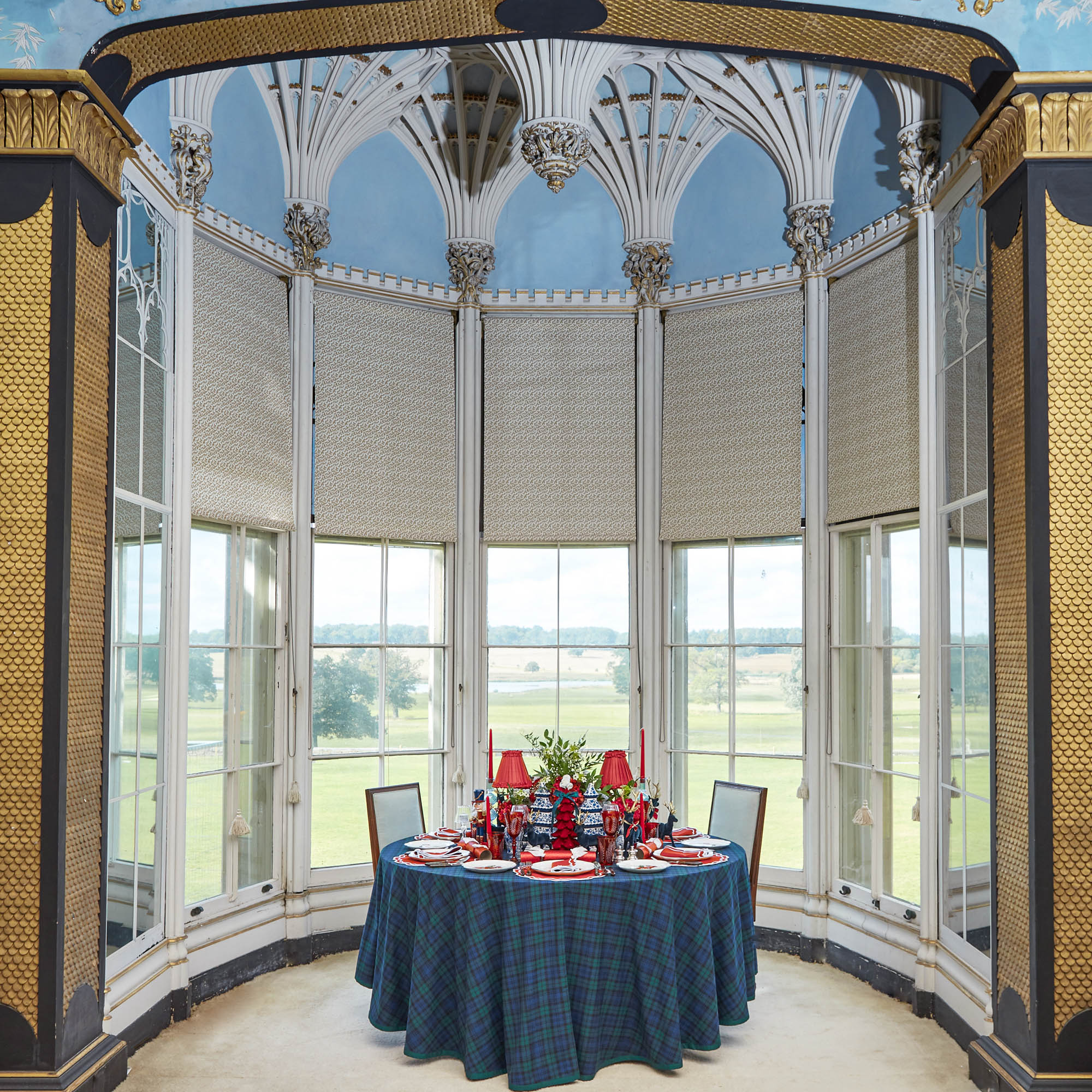 Katherine Berry Red Placemats & Napkins (Set of 4)