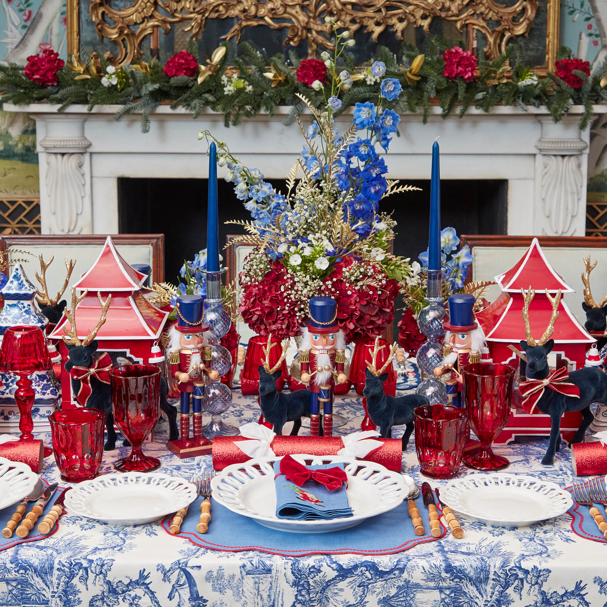 Navy Candles (Set of 8)