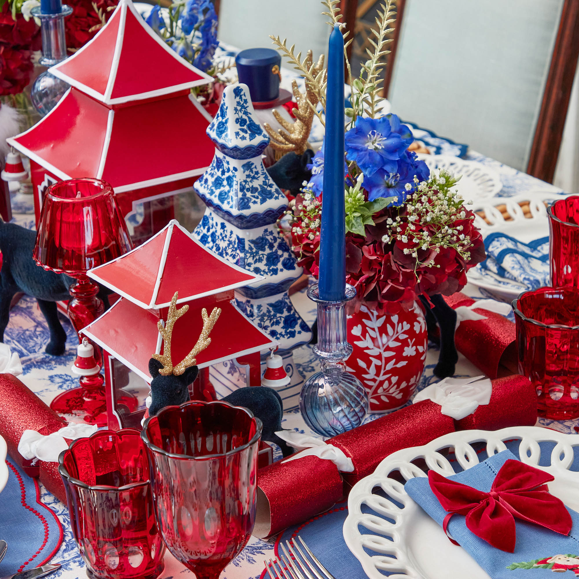 Navy Candles (Set of 8)