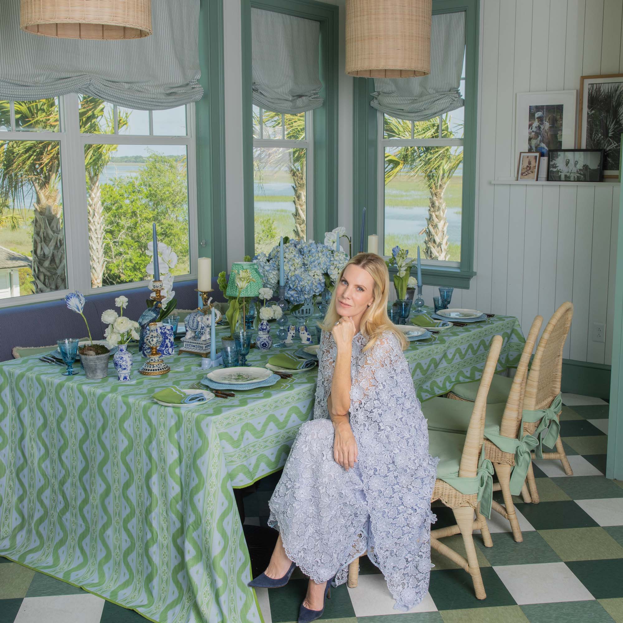 Blue Staffordshire Dog Salt & Pepper Shakers