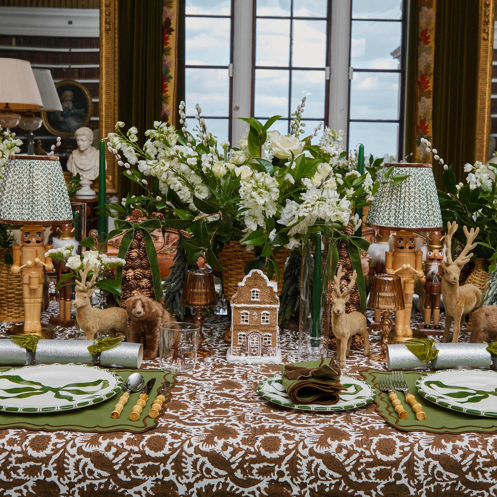 Pair of Nutcracker Rechargeable Lamps