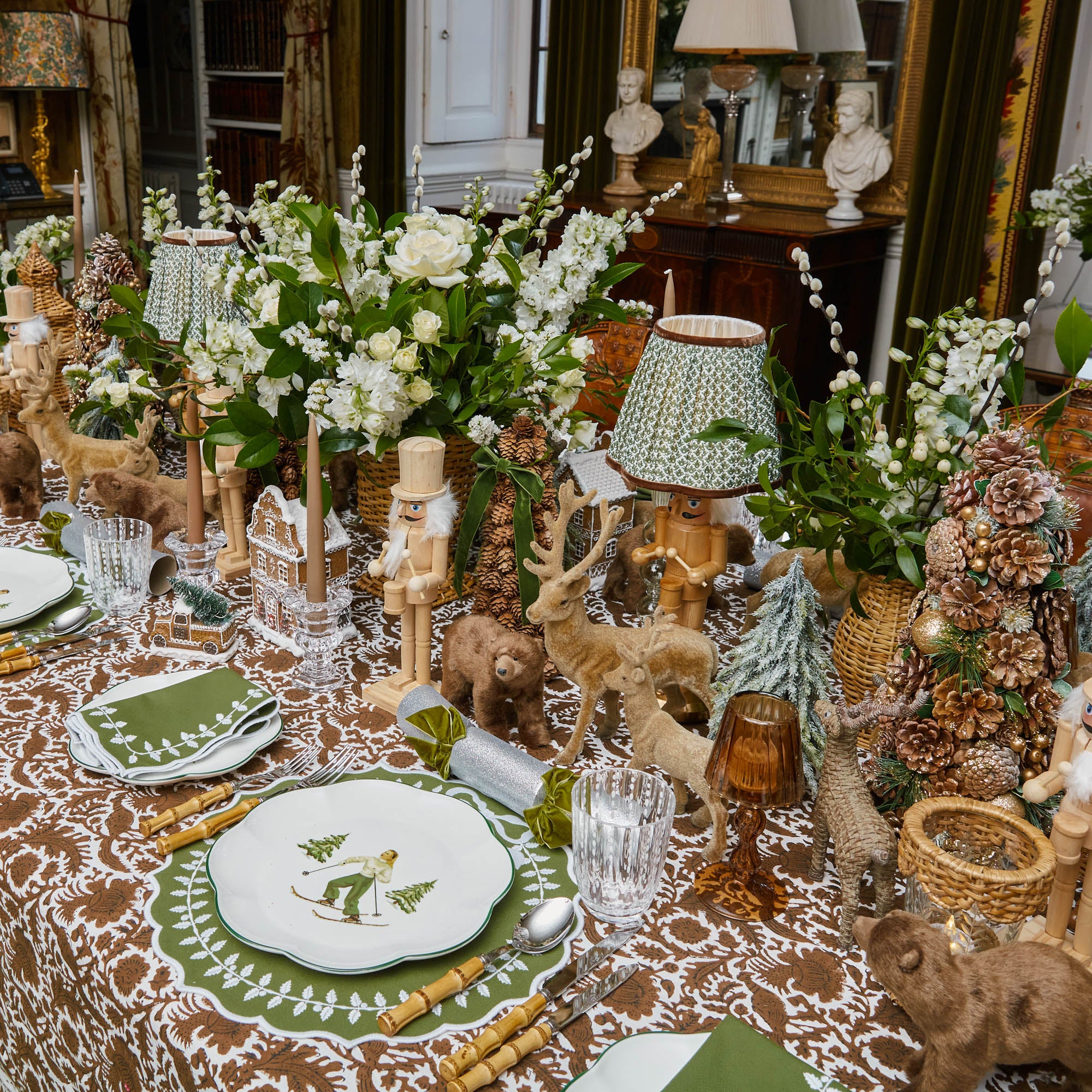 Pair of Nutcracker Rechargeable Lamps