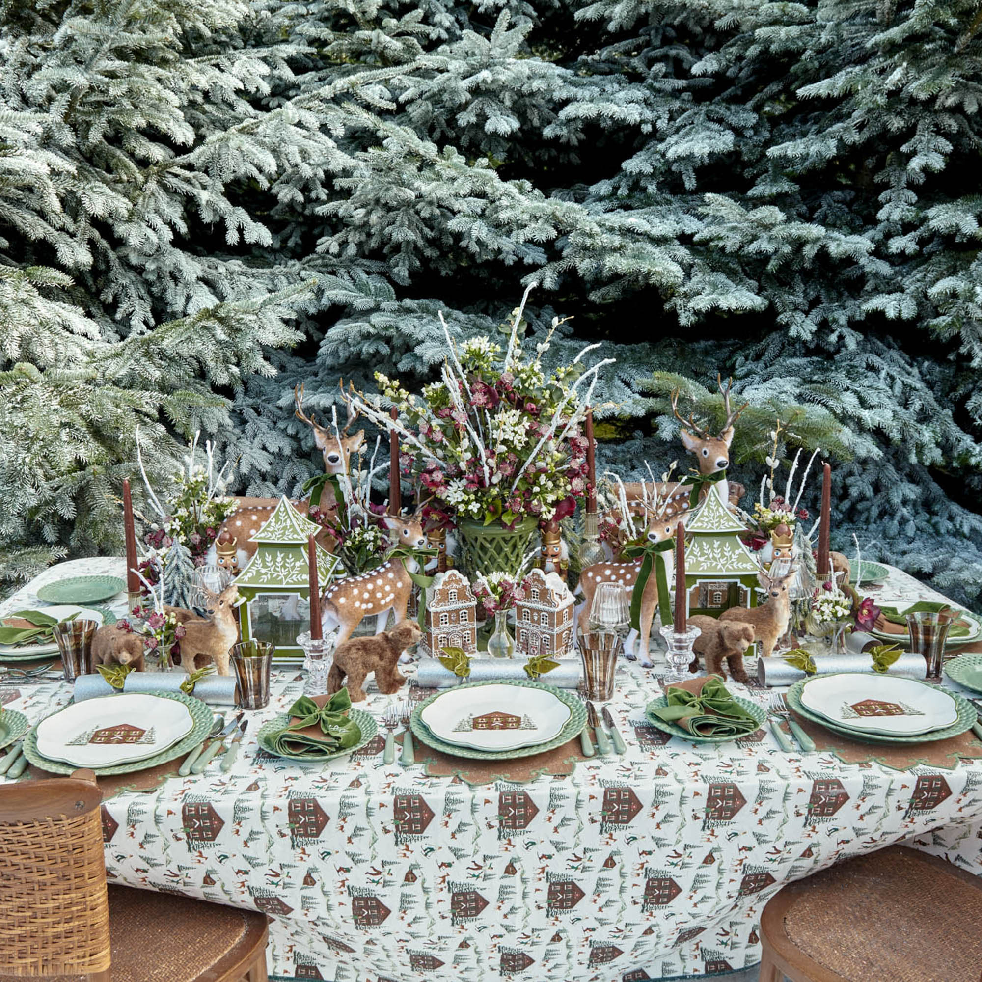 Alpine Chalet Dinner Plate