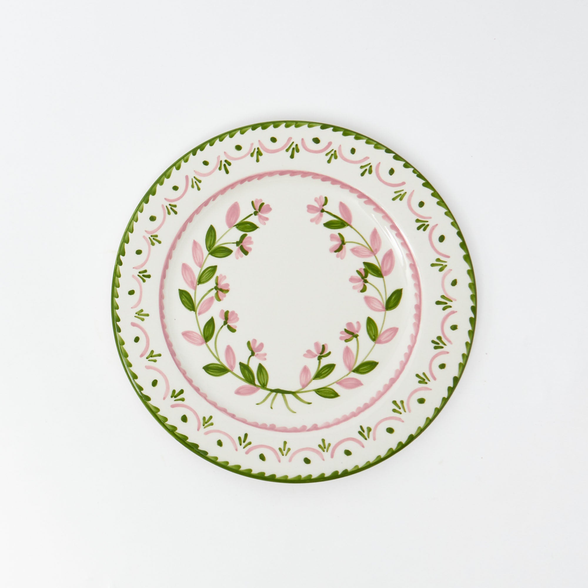 Green & Pink Josephine Garland Starter Plate