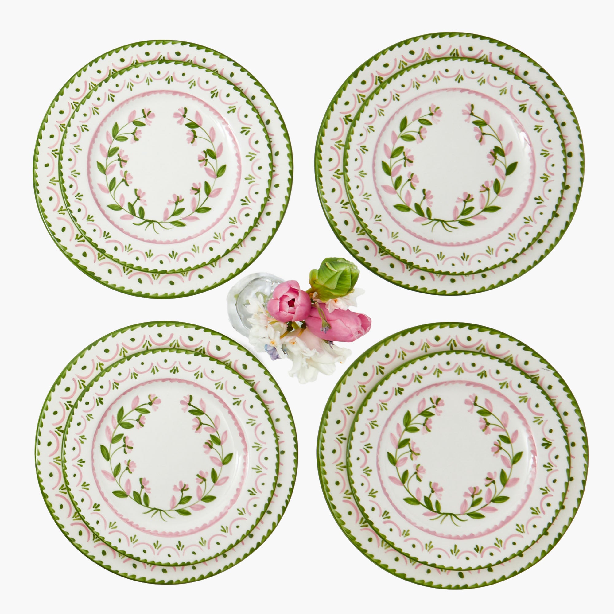 Josephine Garland Dinner & Starter Plates (Set of 8)