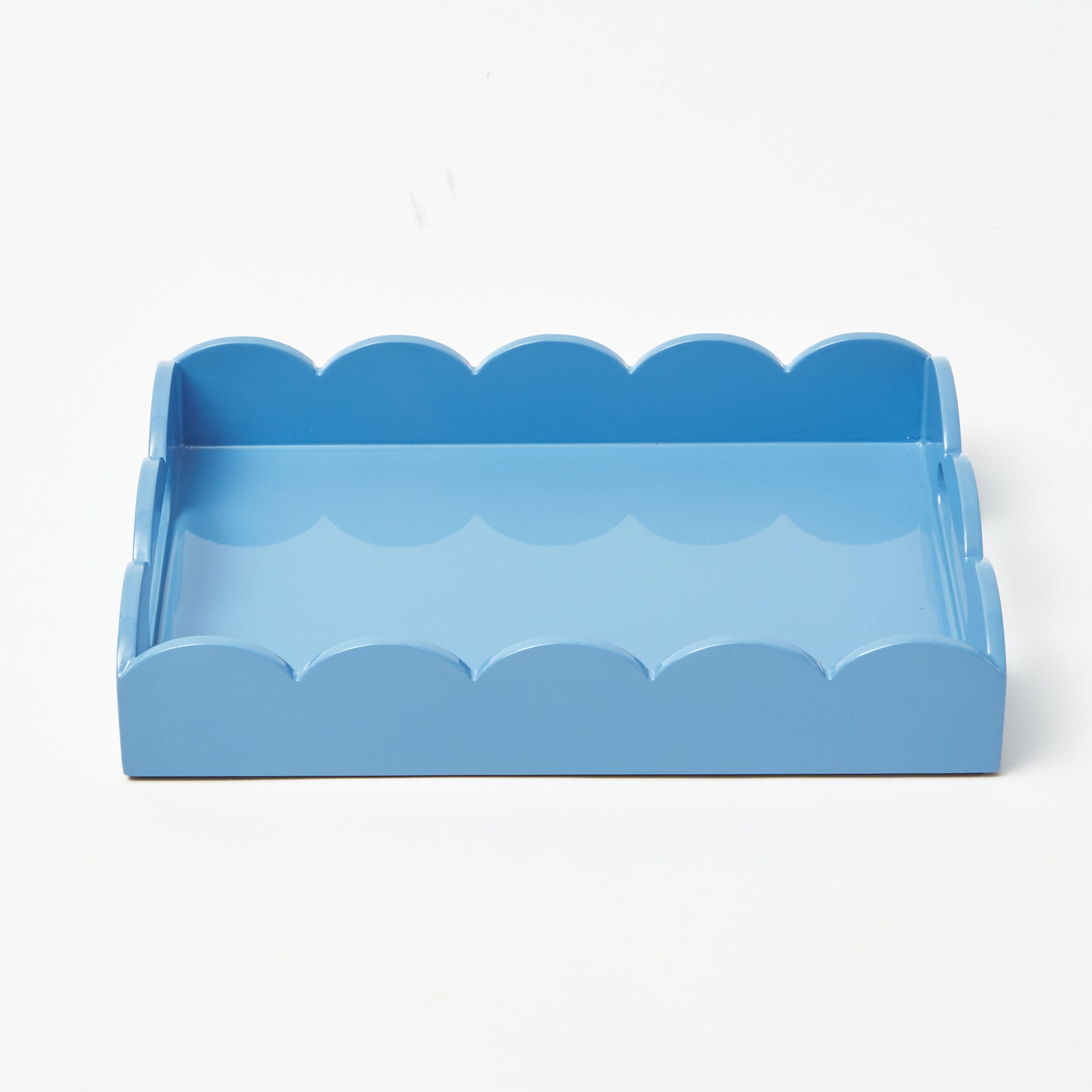 Blue Lacquer Tray Set