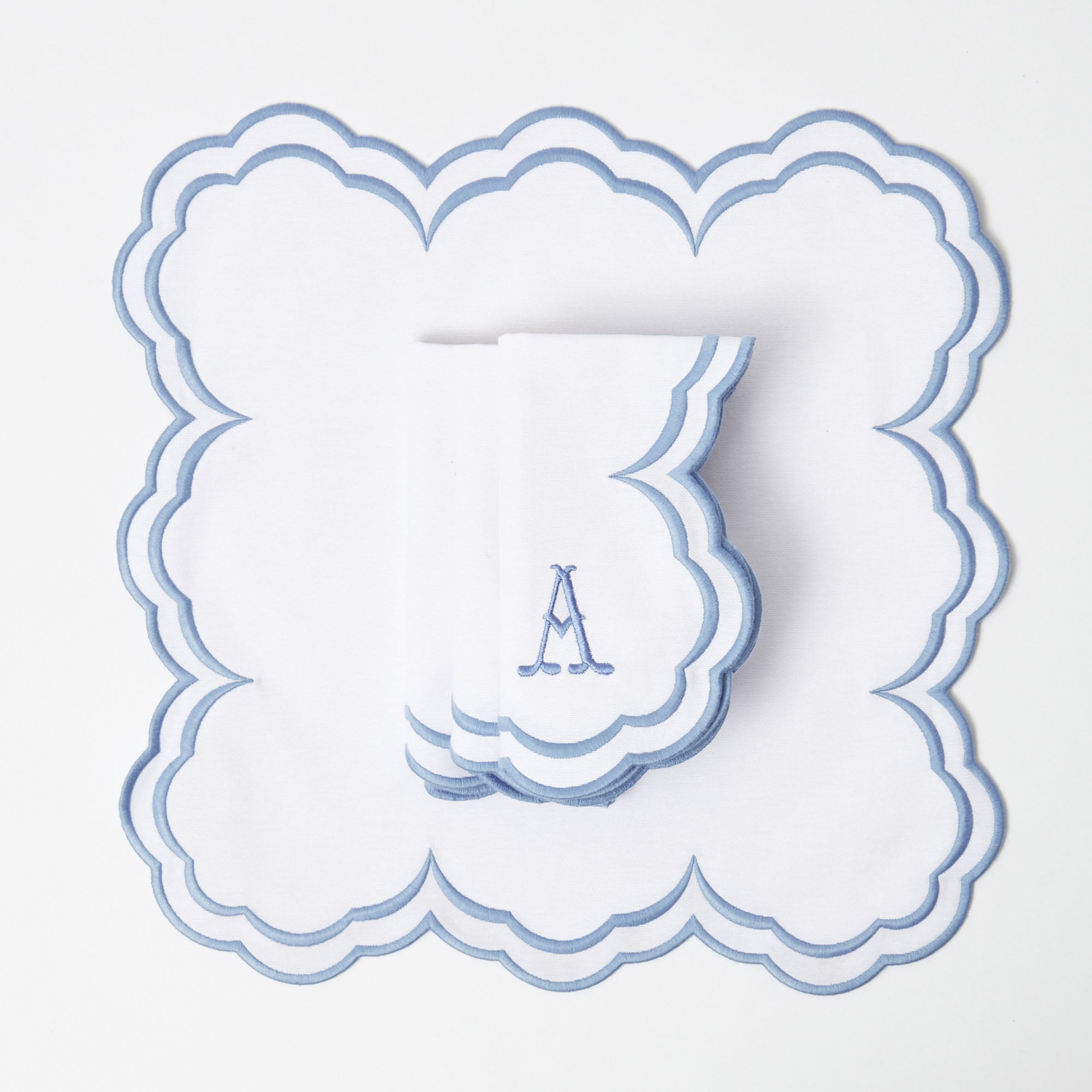 Serena White Napkins (Set of 4)