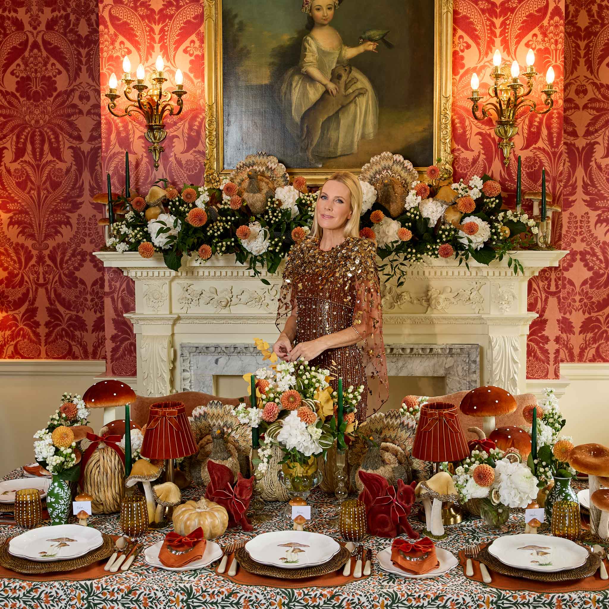 Brown Scalloped Rattan Charger Plates (Set of 4)