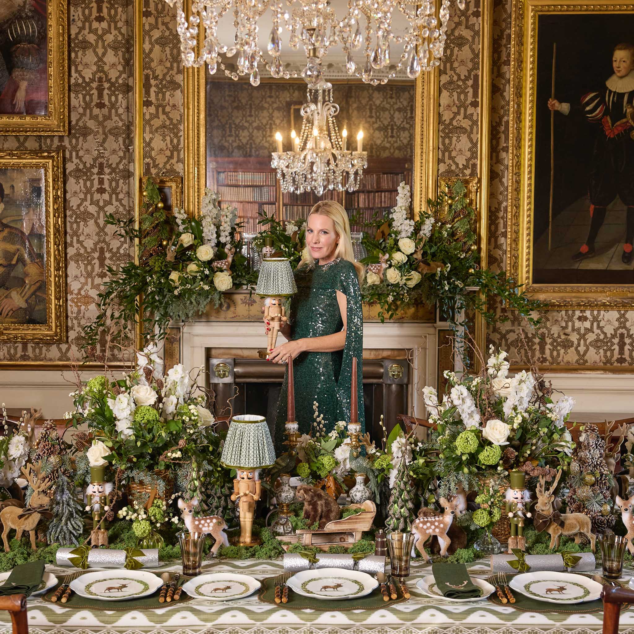 Pair of Nutcracker Rechargeable Lamps