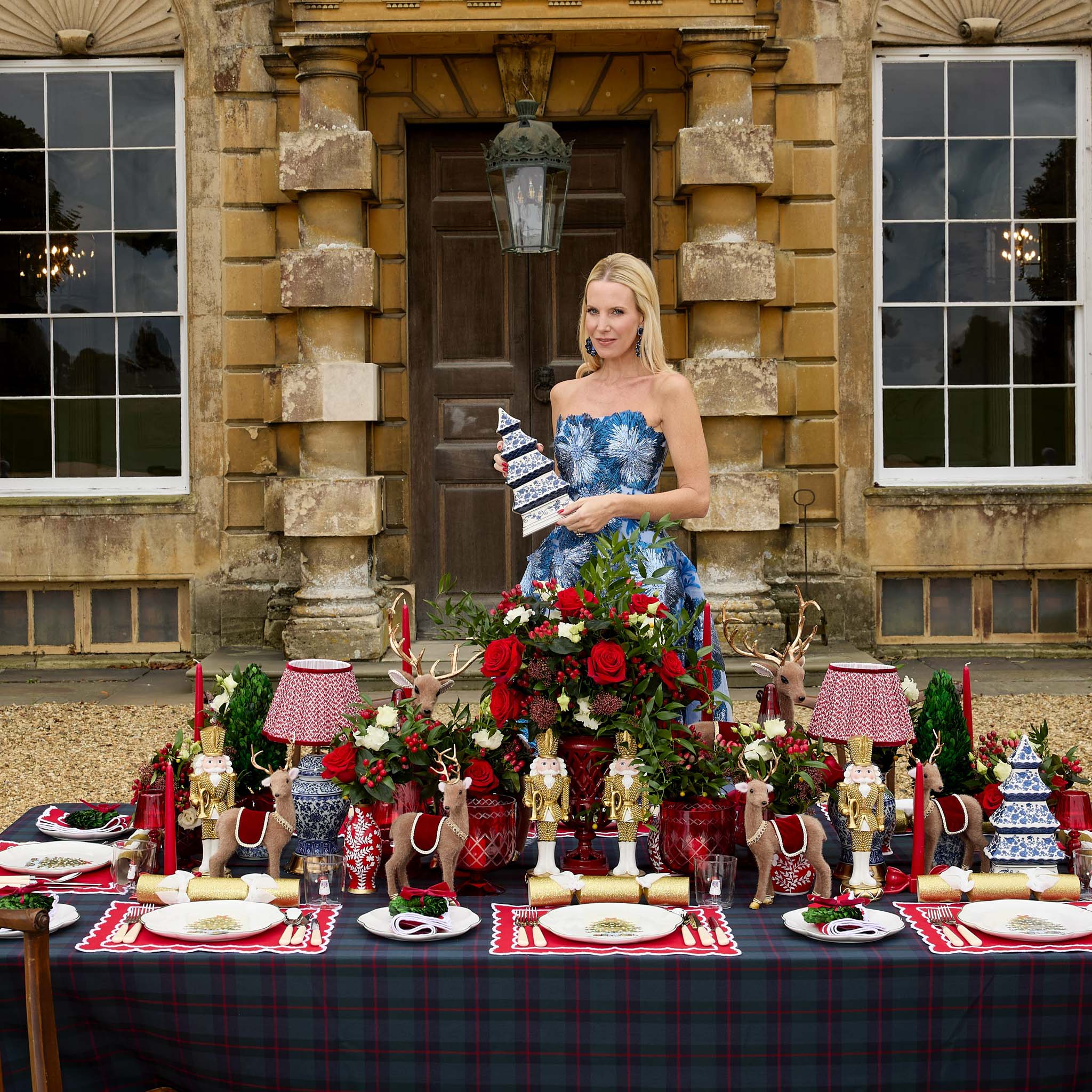 Chinoiserie China Christmas Tree