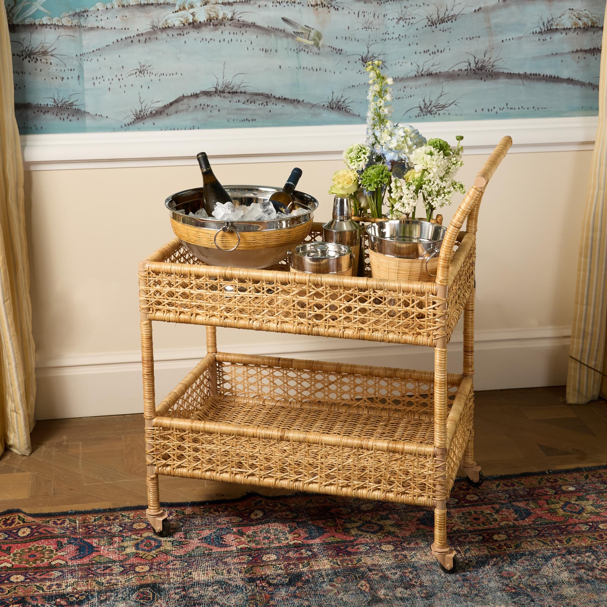 Wicker Champagne Bucket