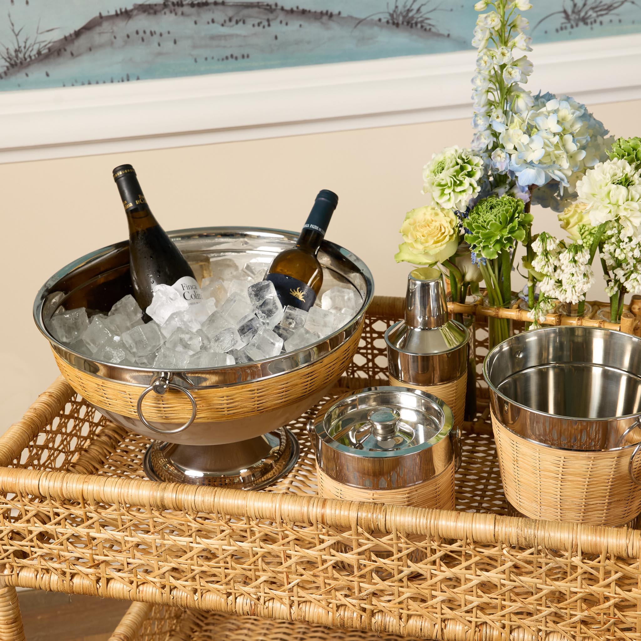 Wicker Cocktail Shaker