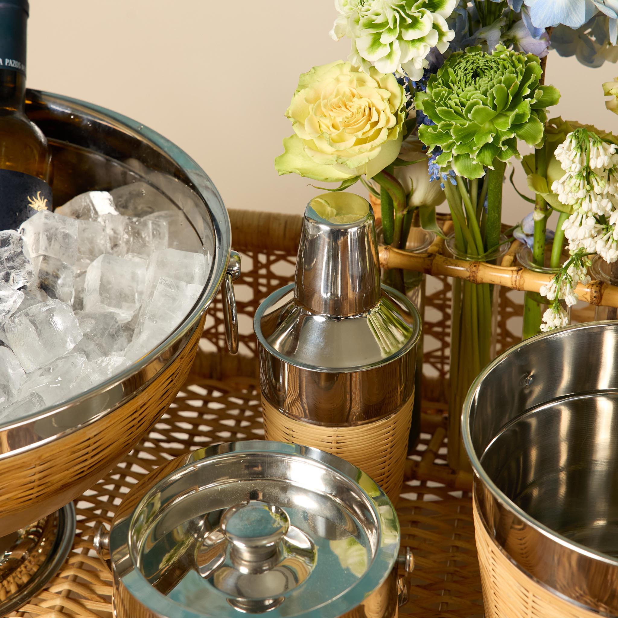 Wicker Cocktail Shaker