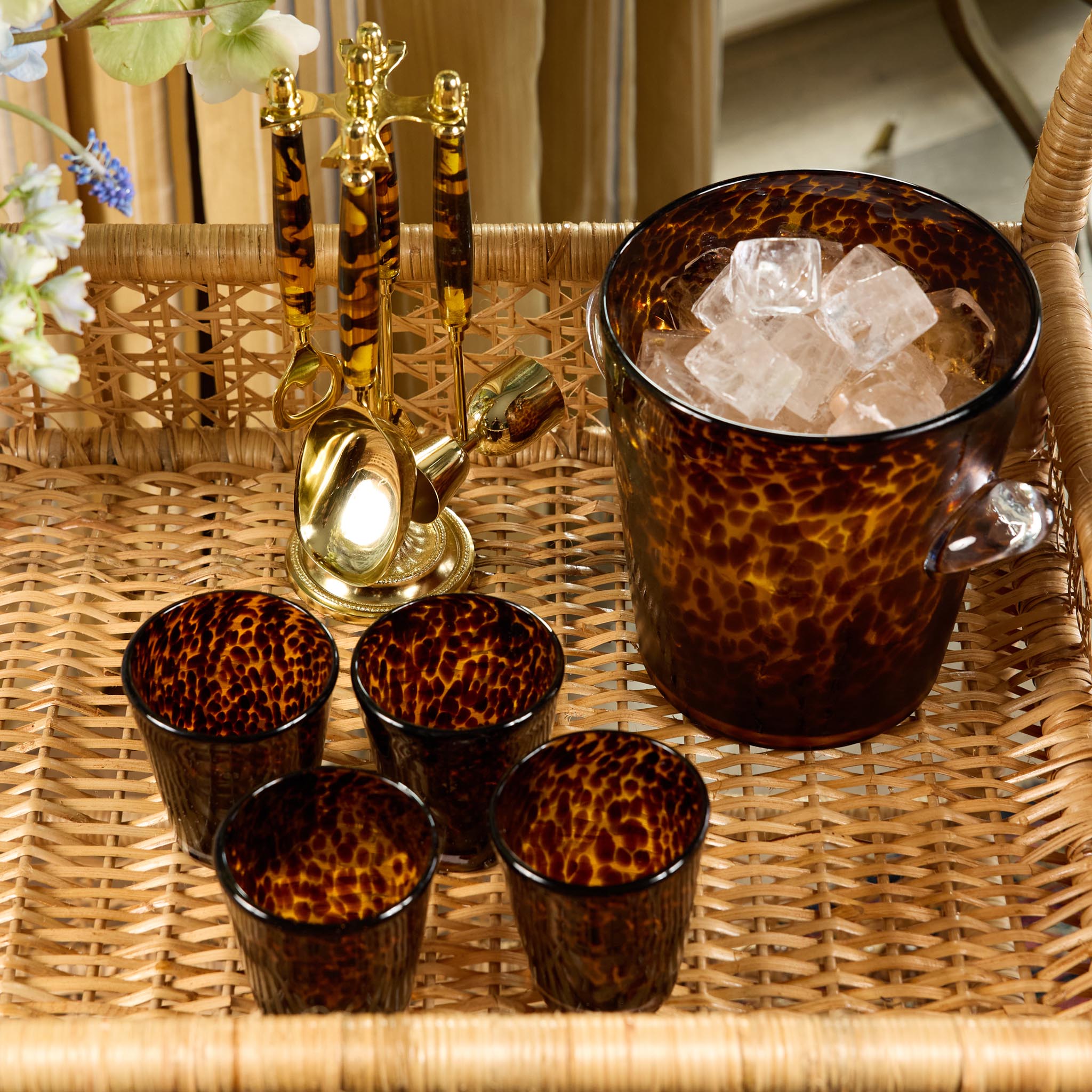 Tortoiseshell Glasses (Set of 4)