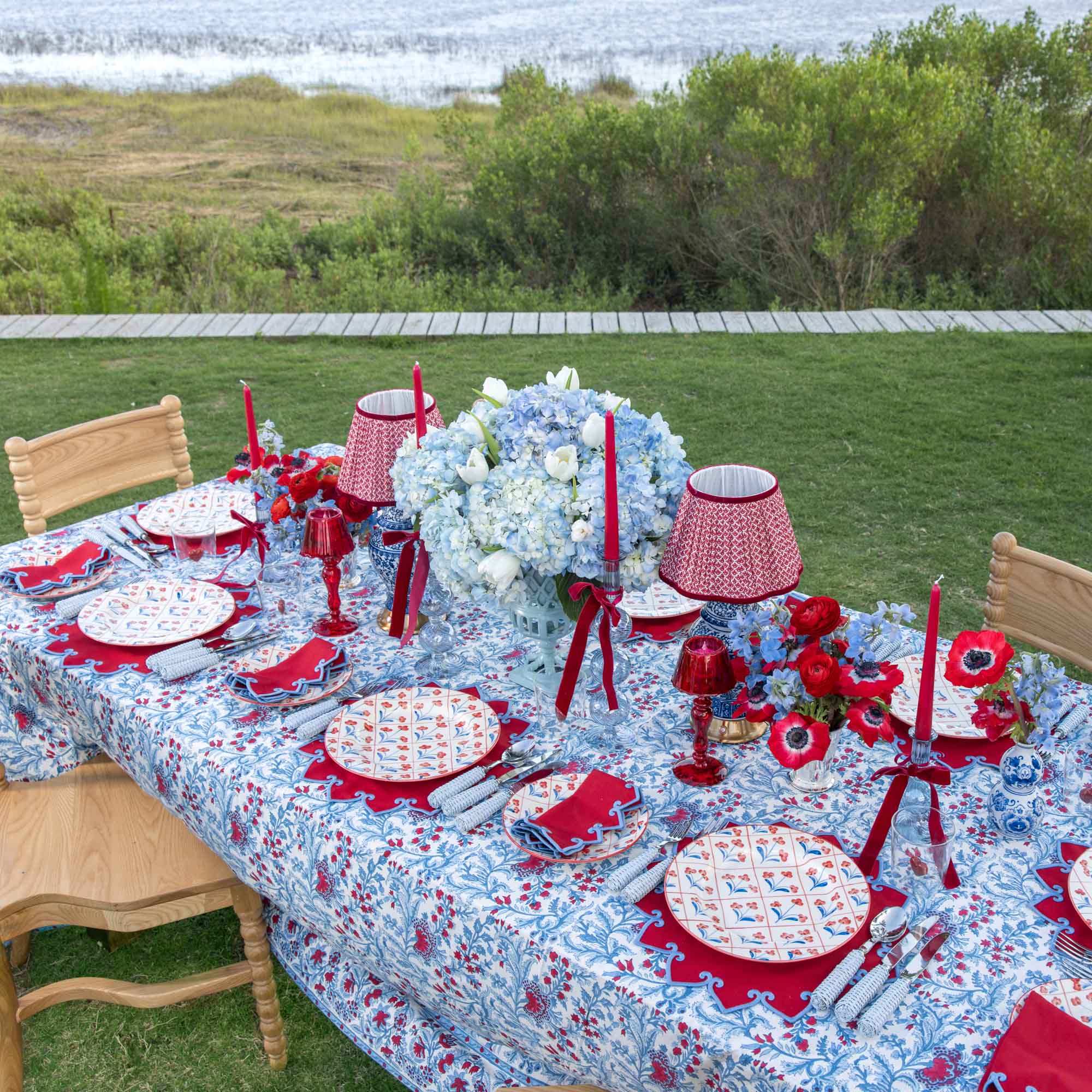 Blue Rattan Cutlery (5 Piece)