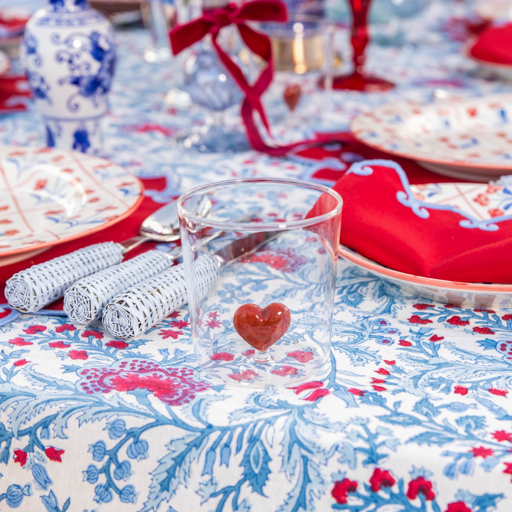 Love Heart Glasses (Set of 4)