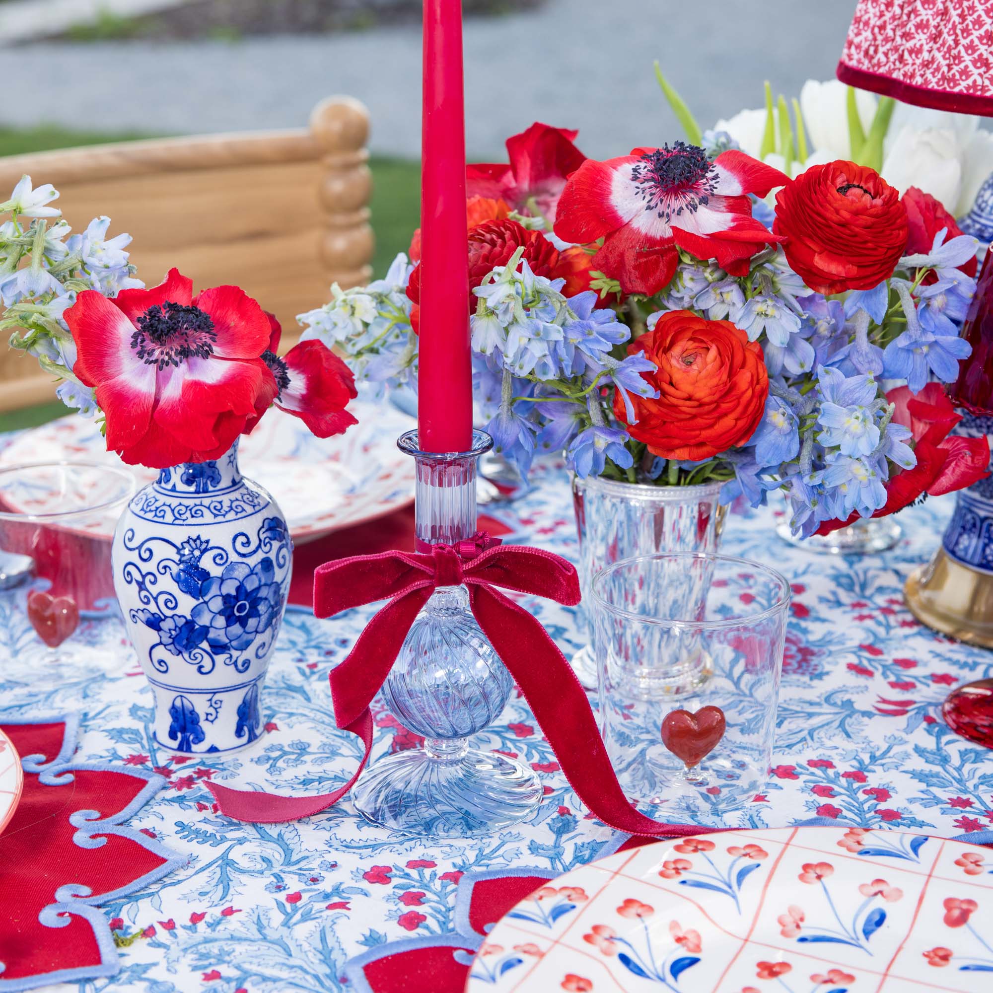 Love Heart Glasses (Set of 4)