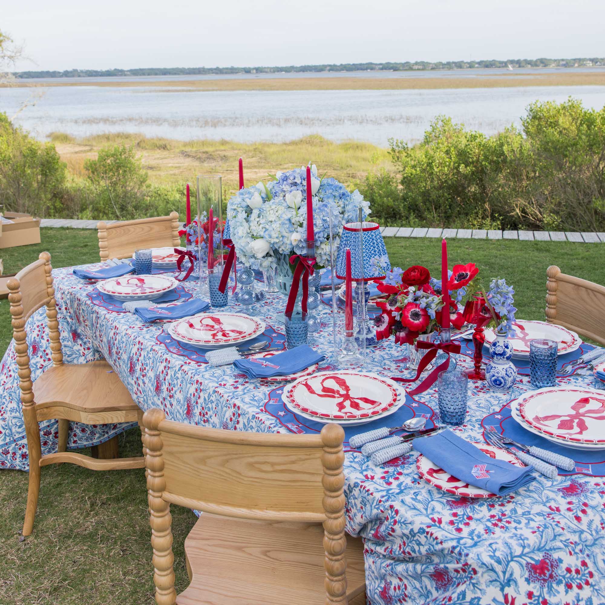 Blue Rattan Cutlery (5 Piece)