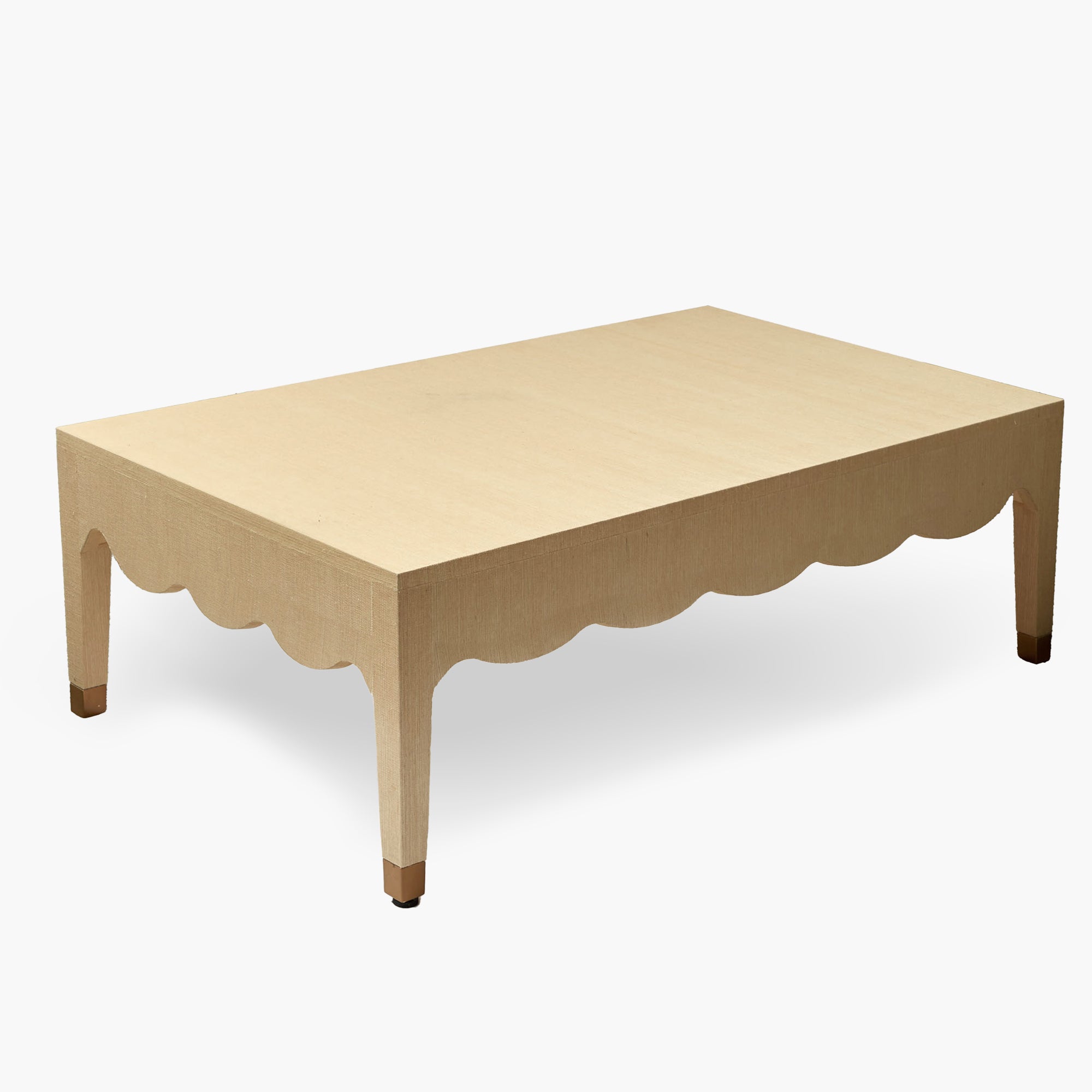 Grasscloth Coffee Table