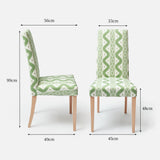 Charlotte Green Ikat Dining Chair