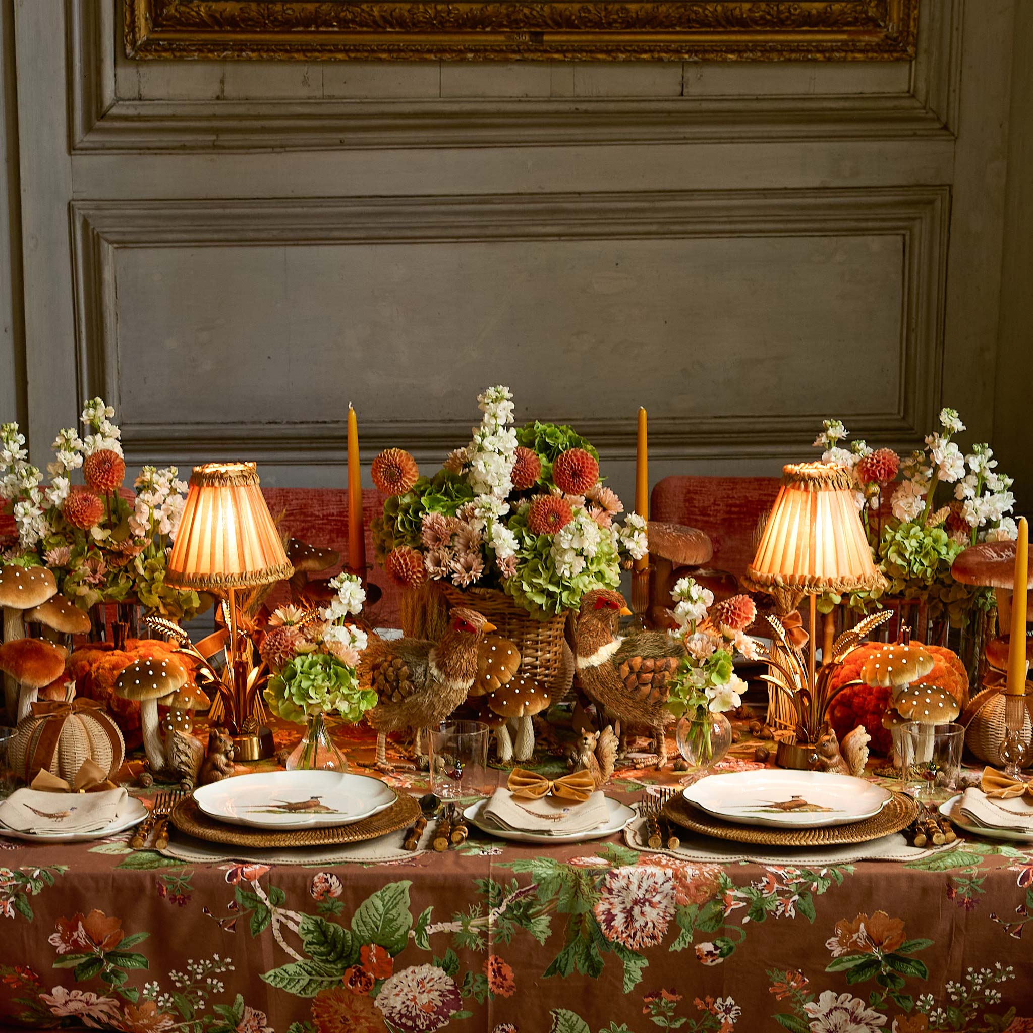 Caramel Silk Frilled Lampshade (18cm)