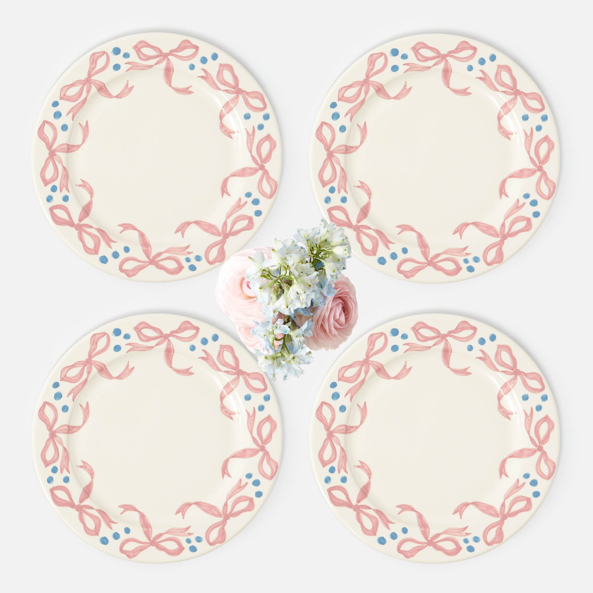 Harley's Bow Dinner Plates (Set of 4)