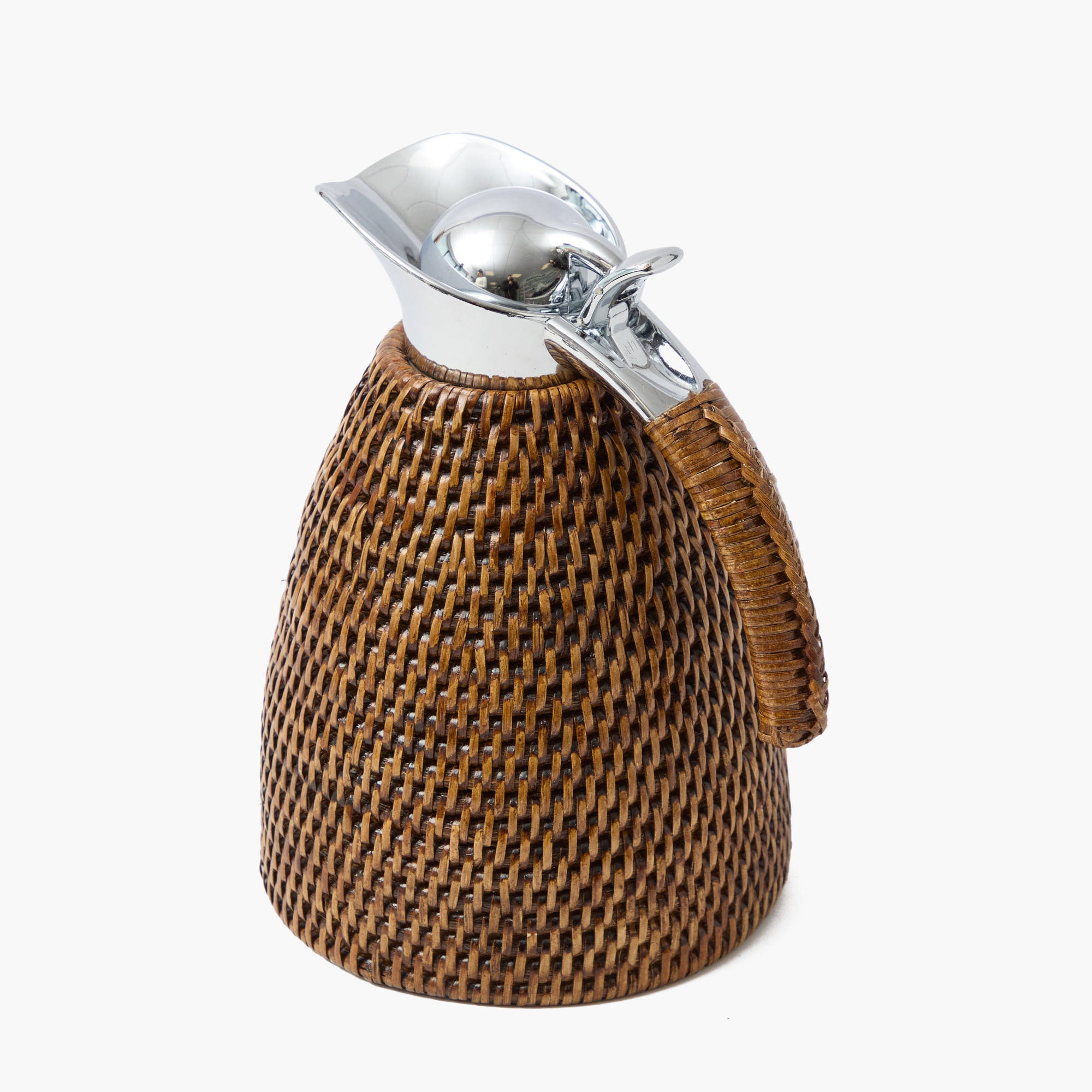 Dark Brown Rattan Thermos