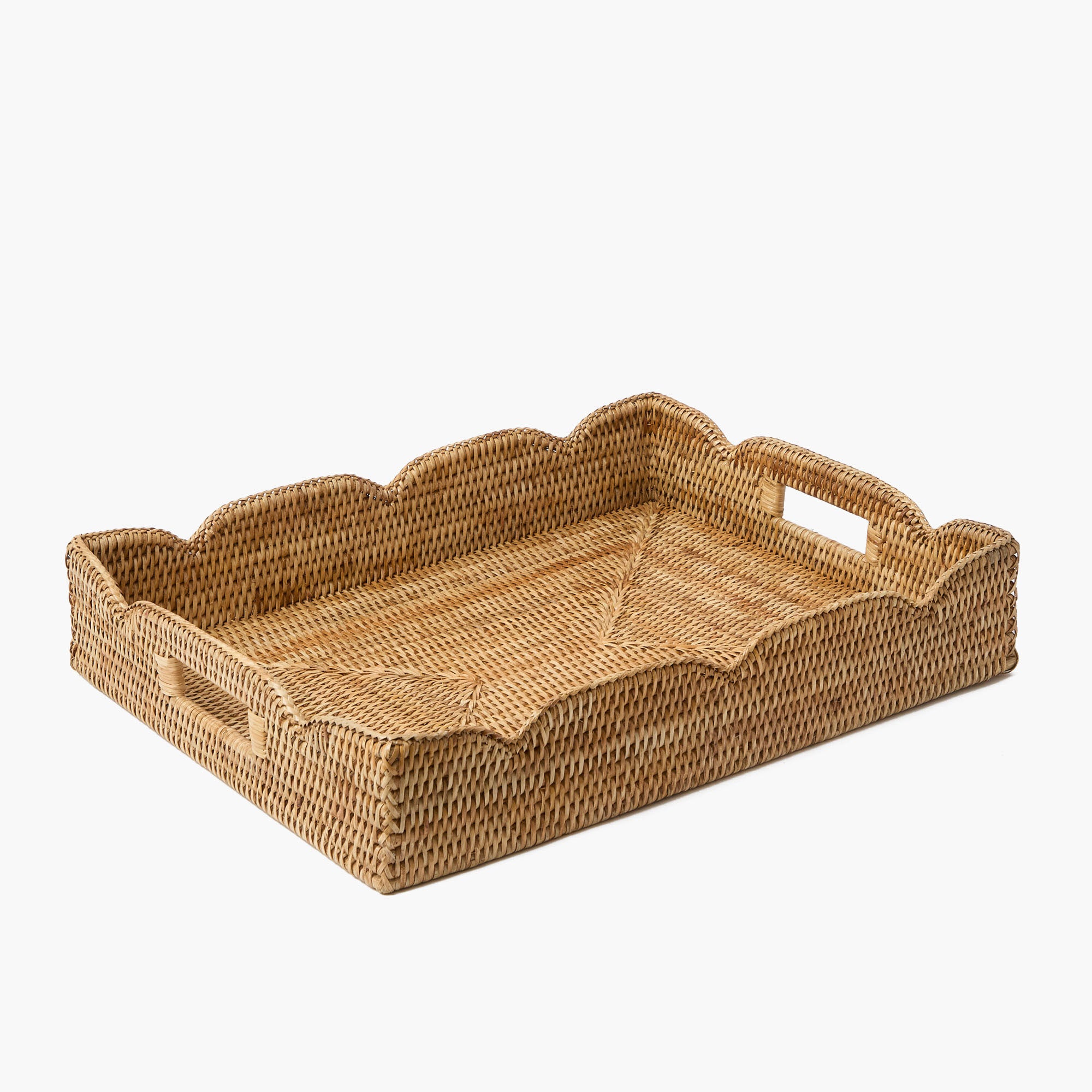 Natural Large Rattan Tray
