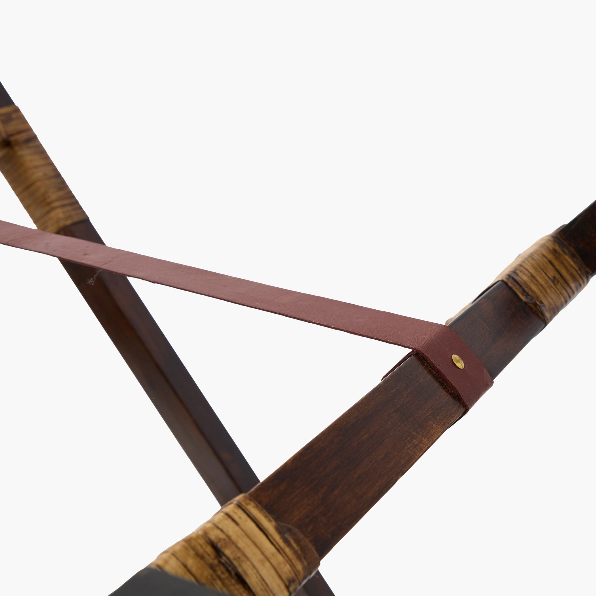 Dark Brown Rattan Butlers Tray