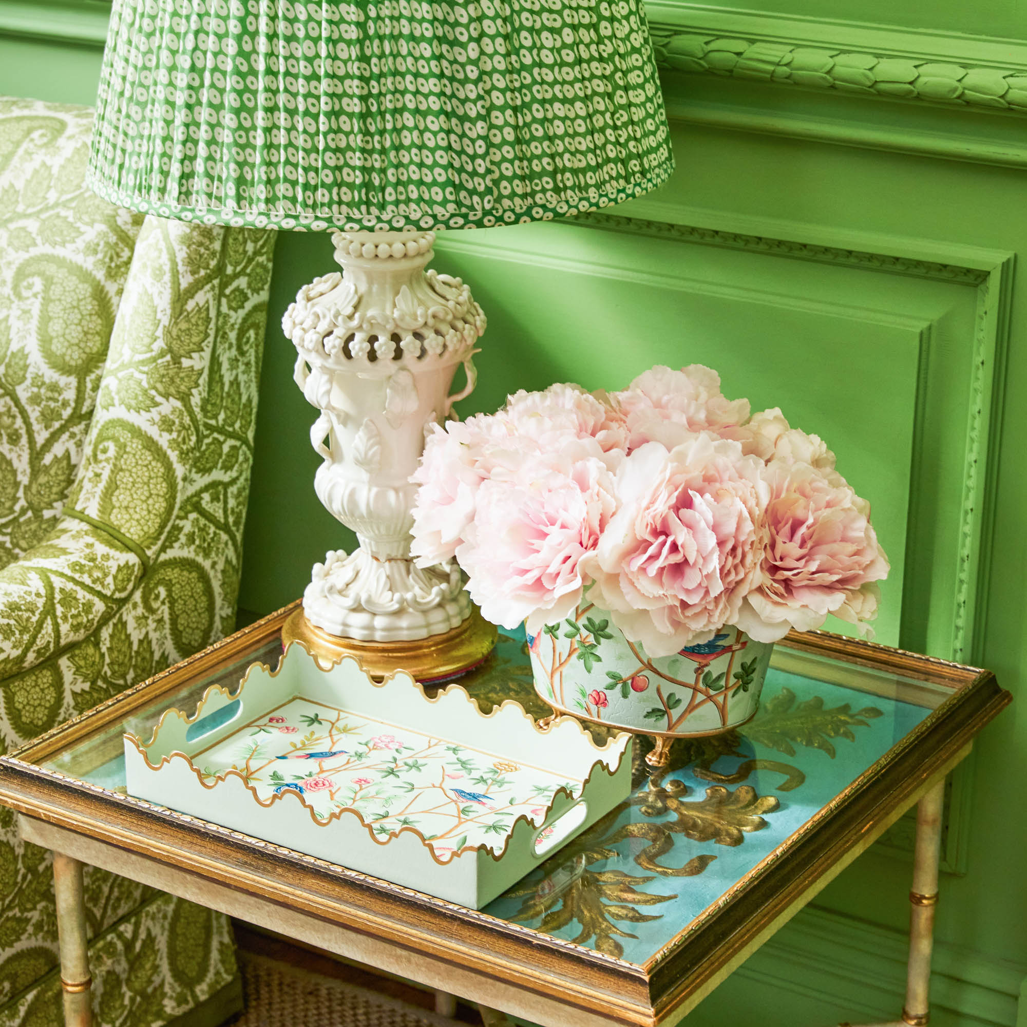 Small Chinoiserie Tole Tray