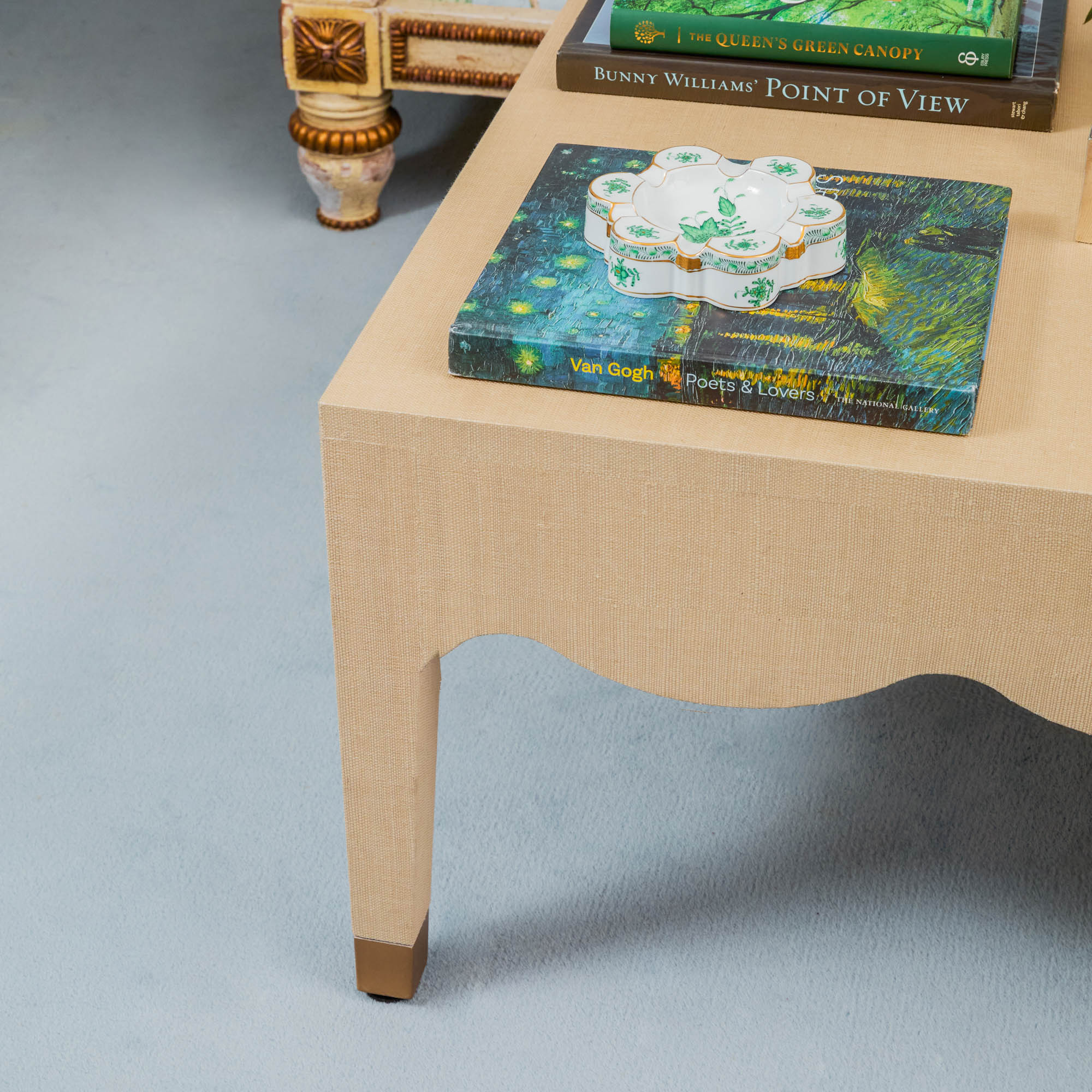 Grasscloth Coffee Table