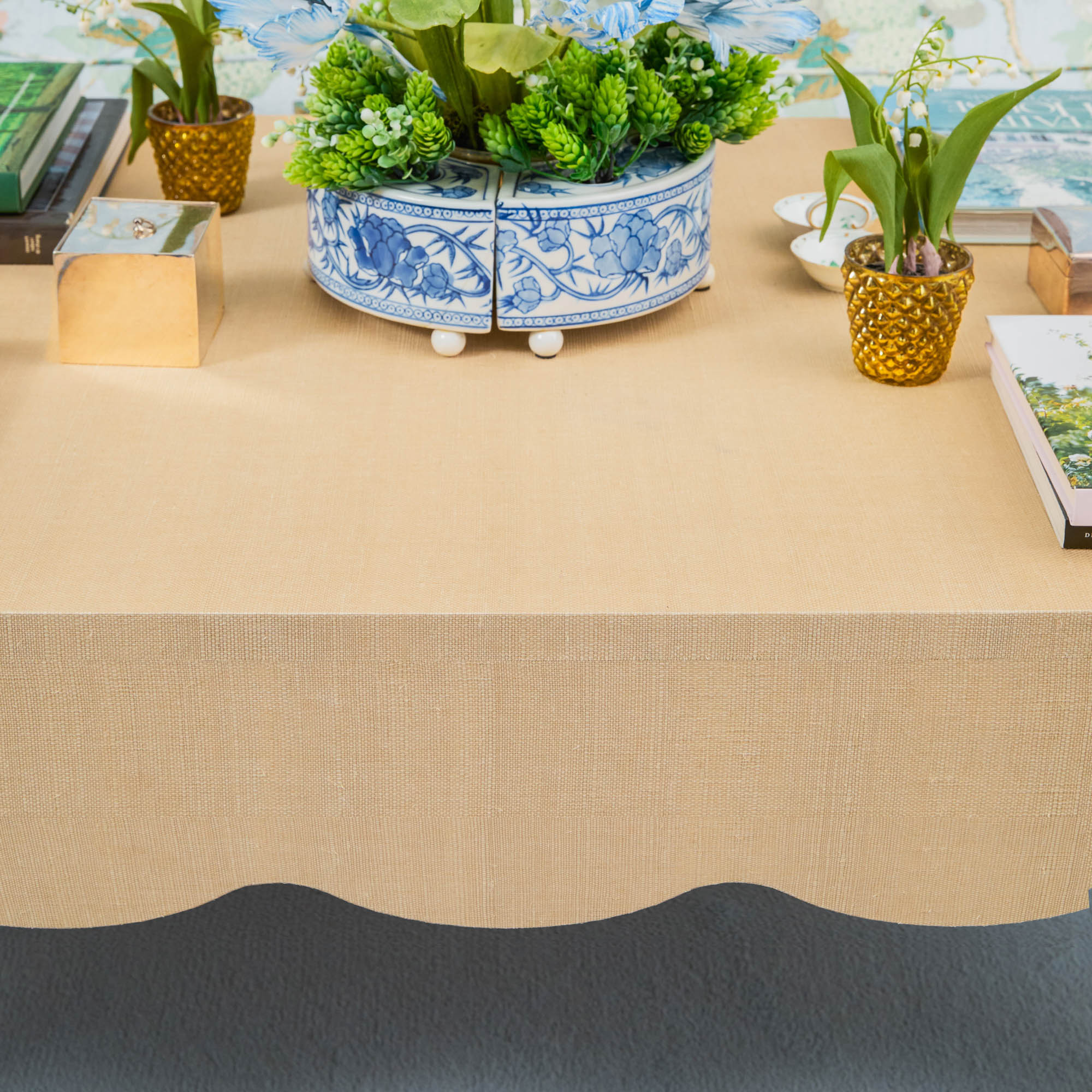 Grasscloth Coffee Table