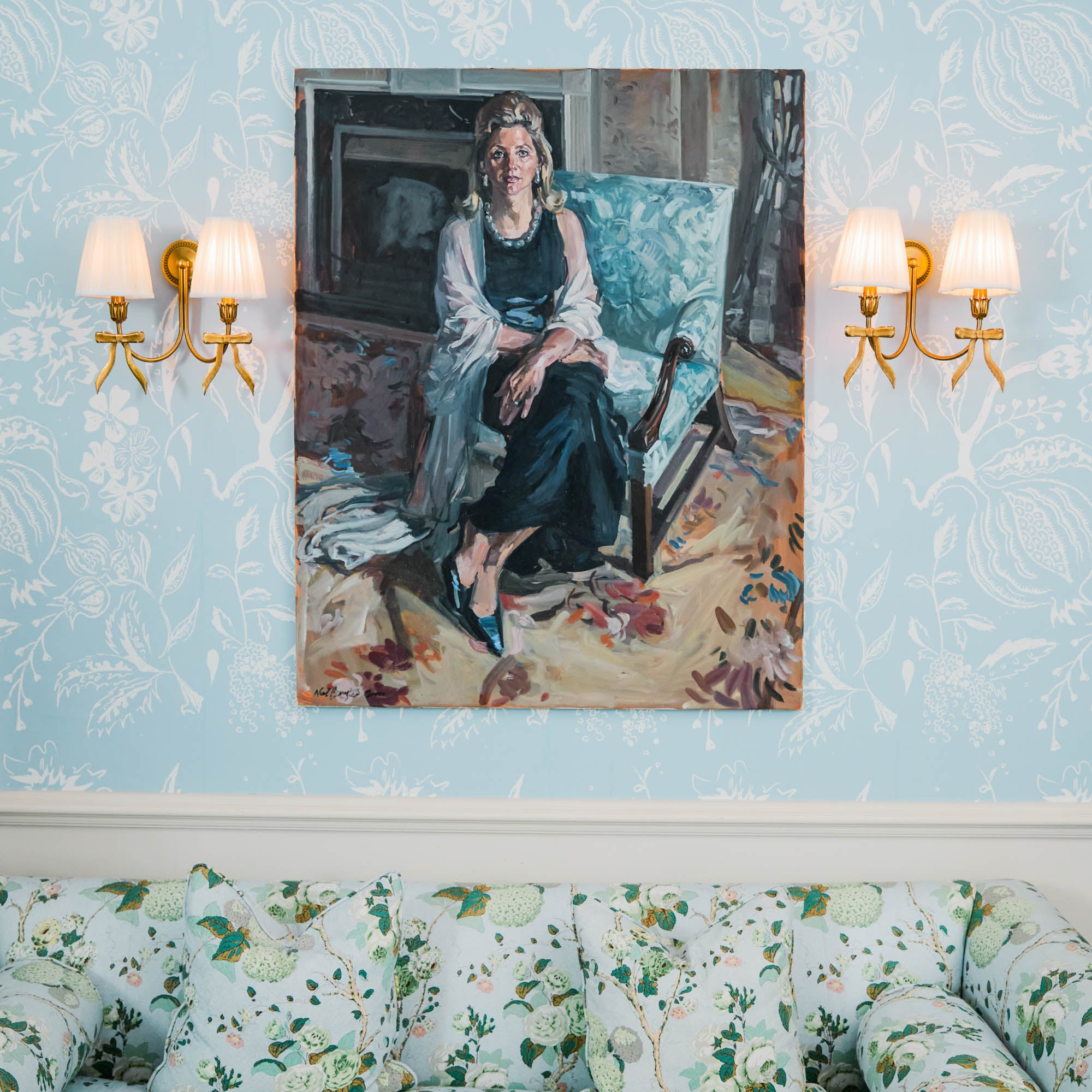 Marilyn Bow Rechargeable Double Wall Light