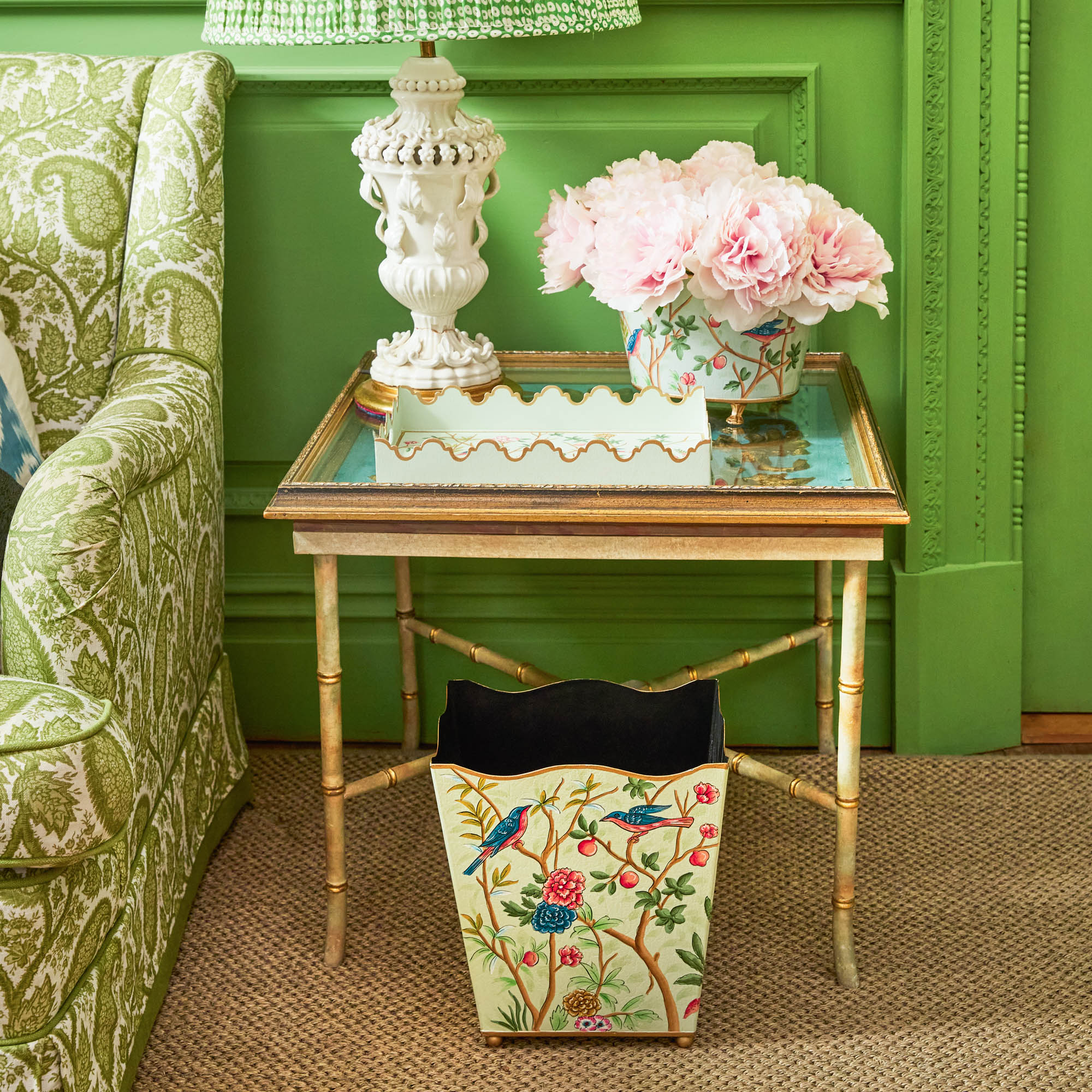 Small Chinoiserie Tole Tray