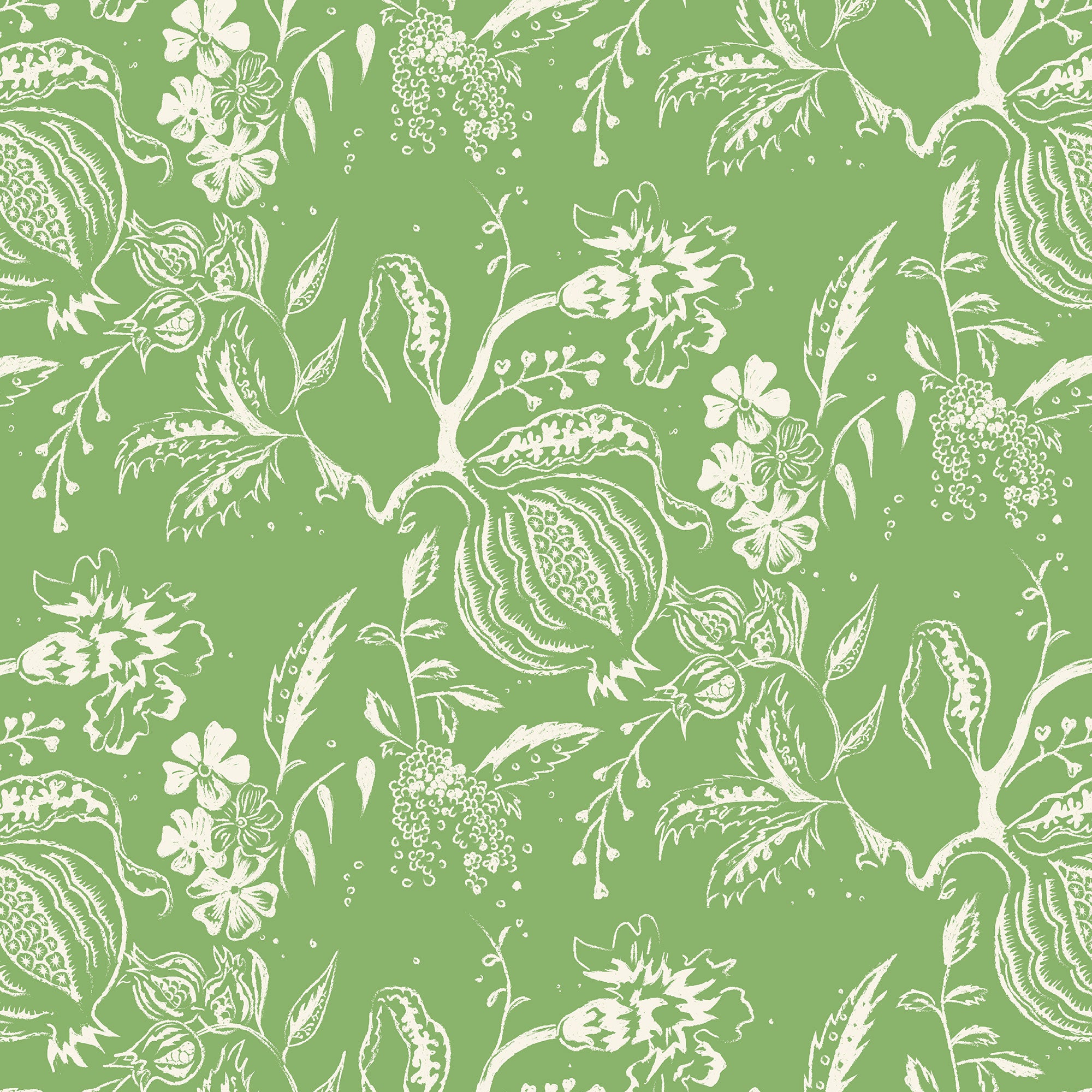 Green Chelsea Square Wallpaper