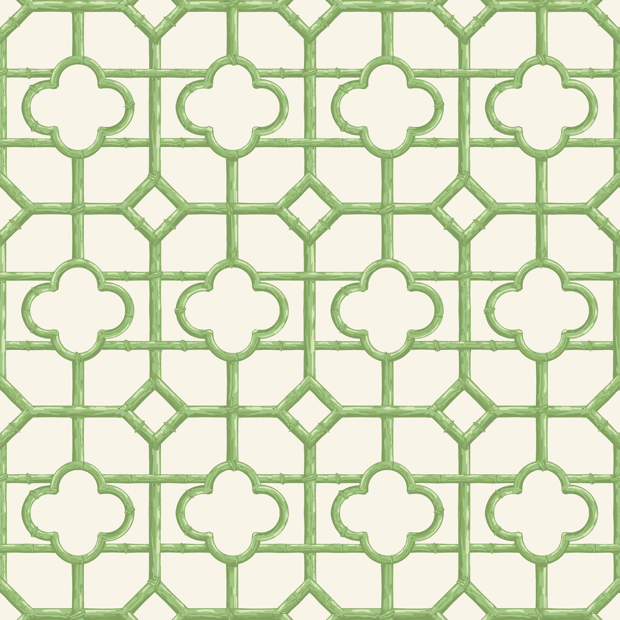 Green Shaded Bamboo Wallpaper