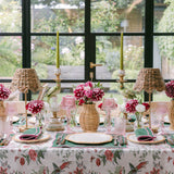 Pink Birdsong Tablecloth
