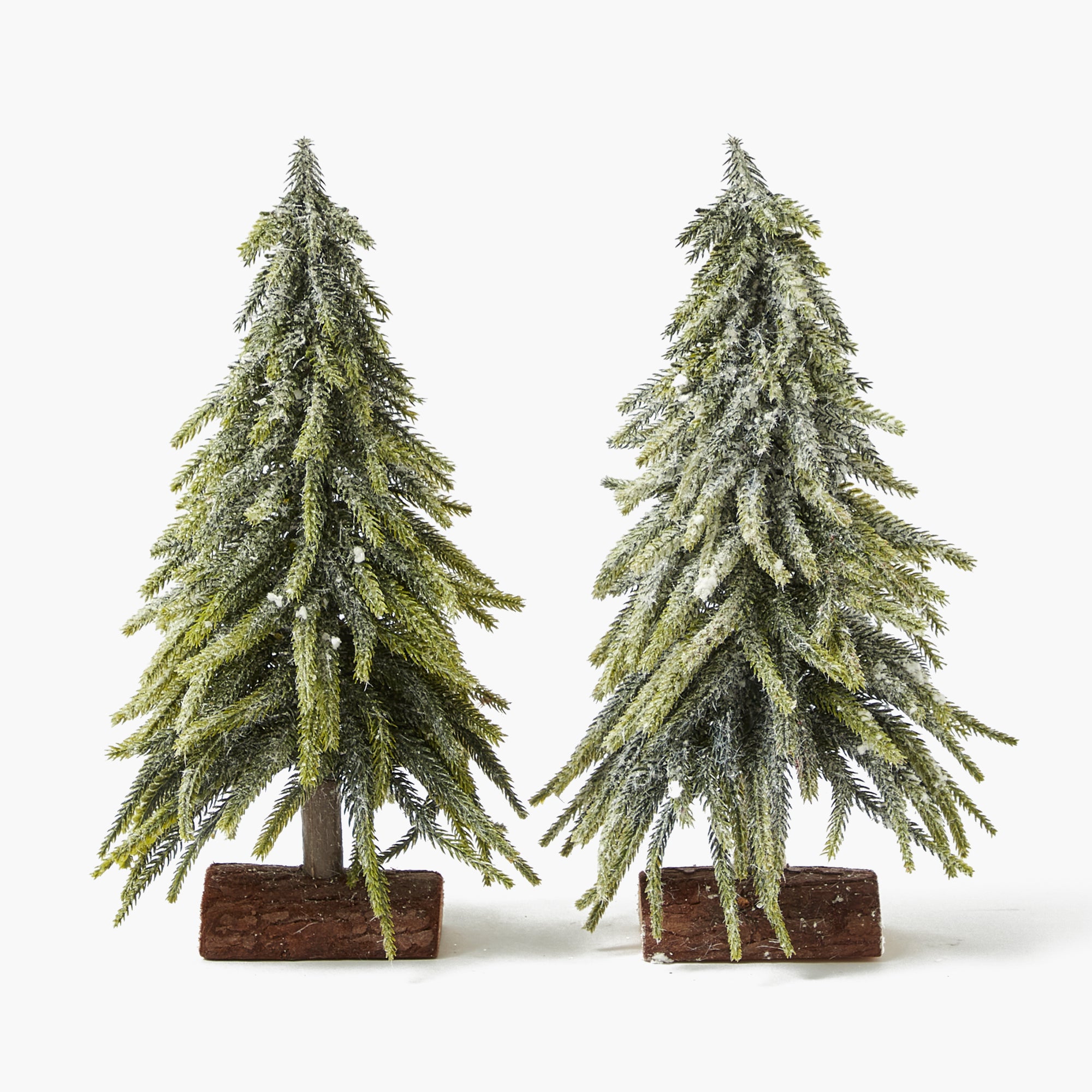 Large Frosted Fir Tree (Pair)