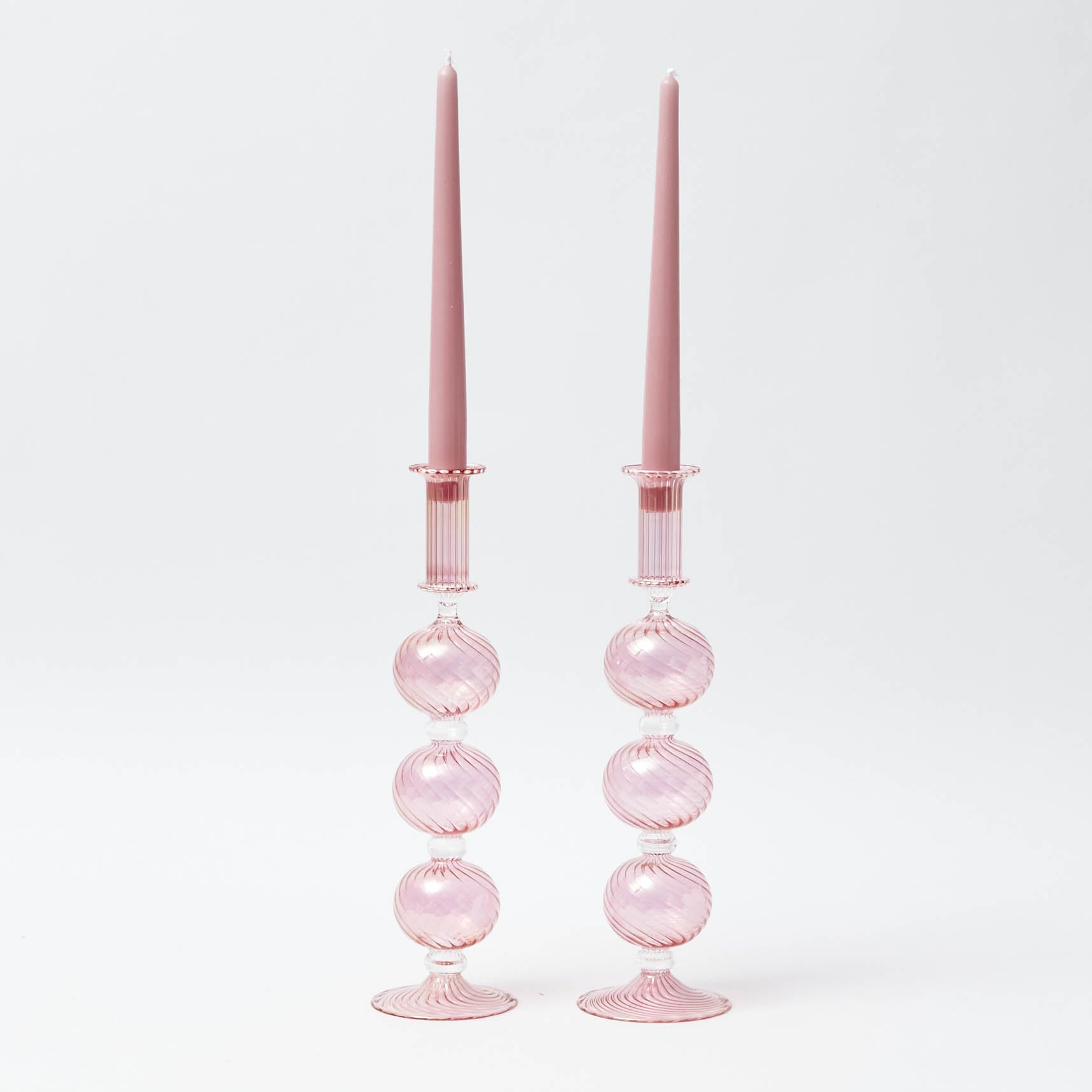 Peony Camille Candle Holders (Pair)