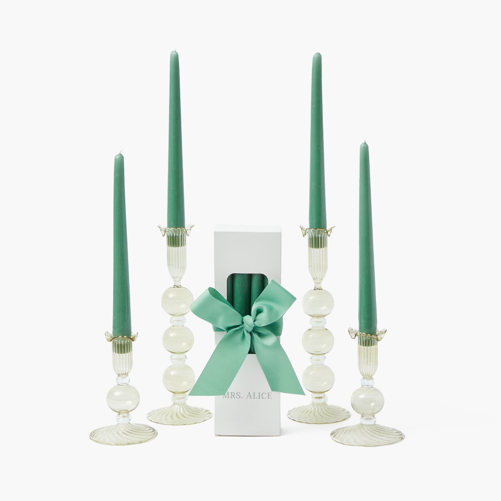 Eden Green Candle Set (Forest Green)