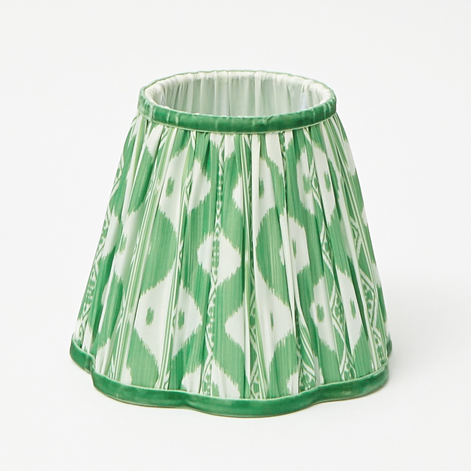 Green Ikat Lampshade (18cm)