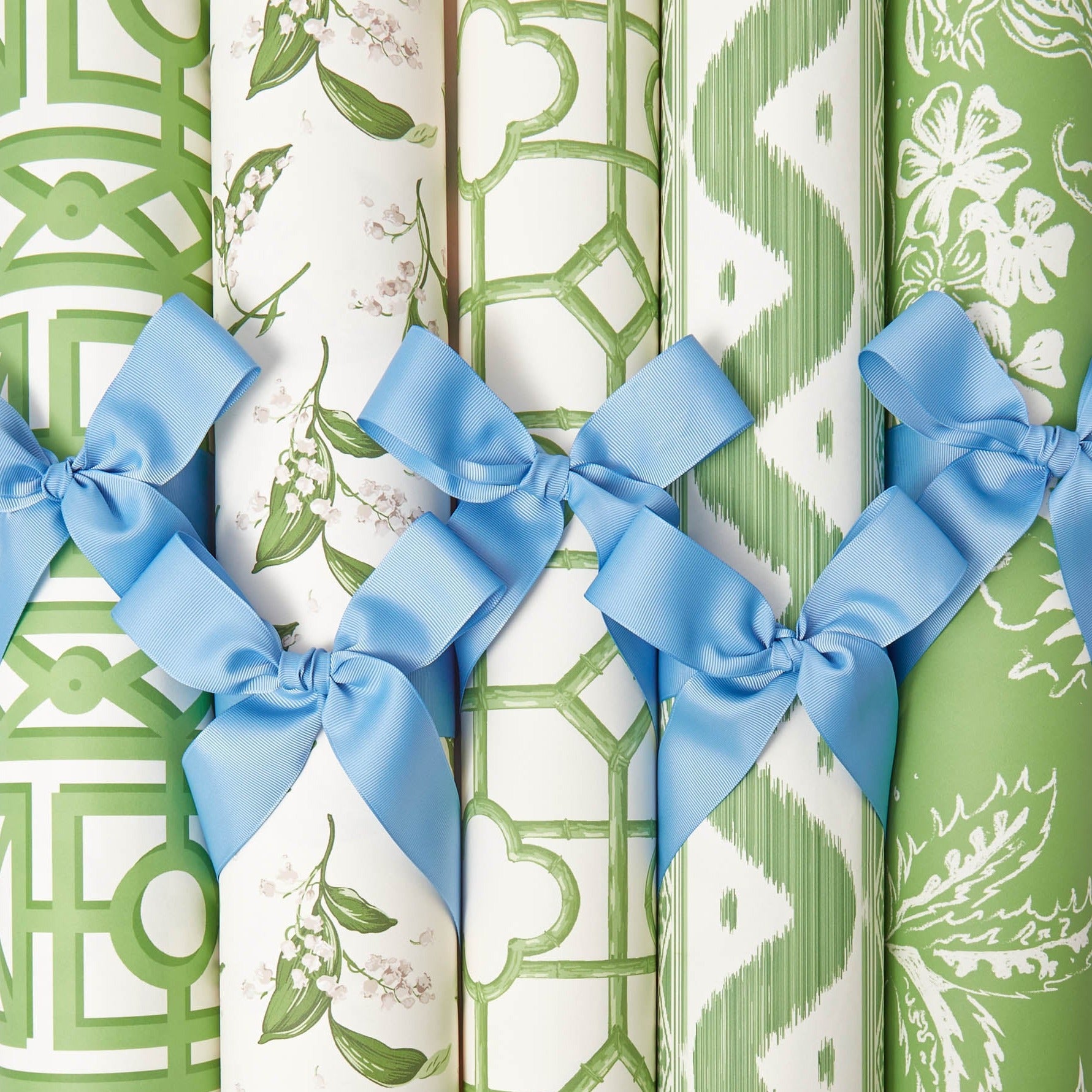 Green Shaded Bamboo Wallpaper