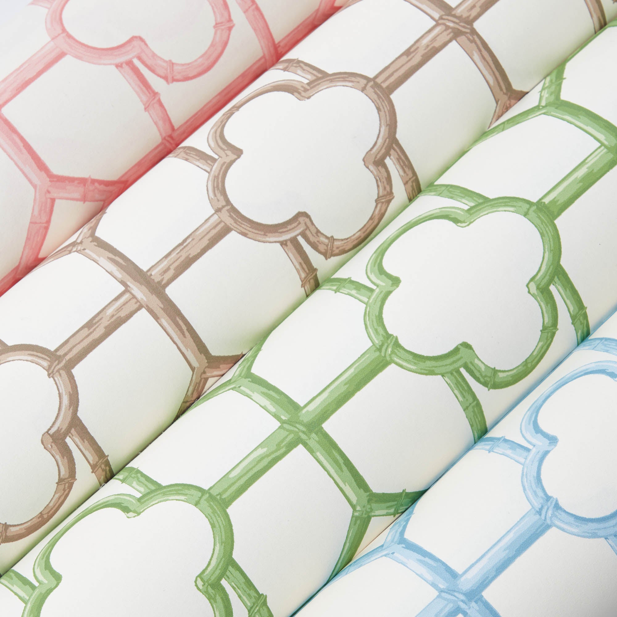 Green Shaded Bamboo Wallpaper