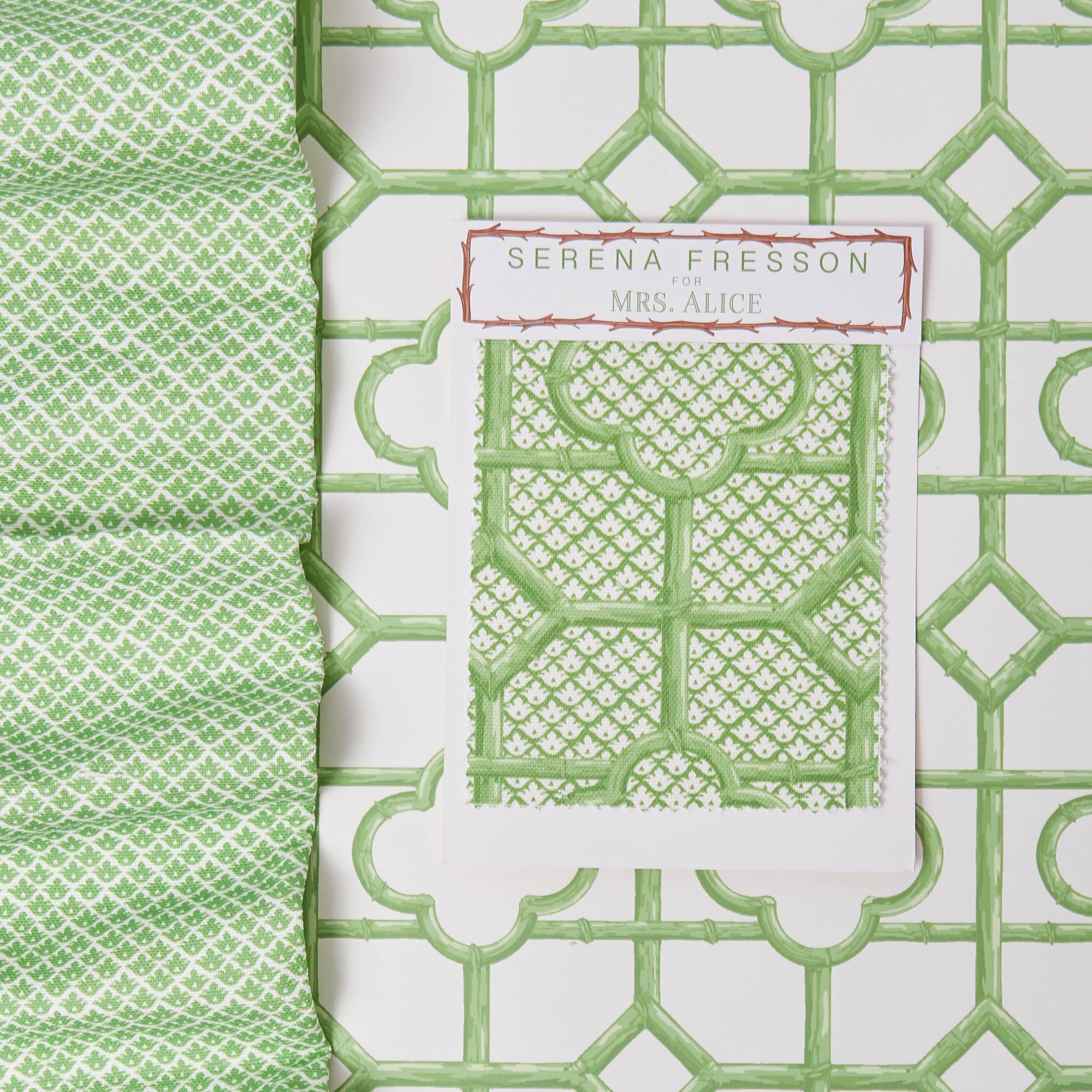 Green Shaded Bamboo Wallpaper