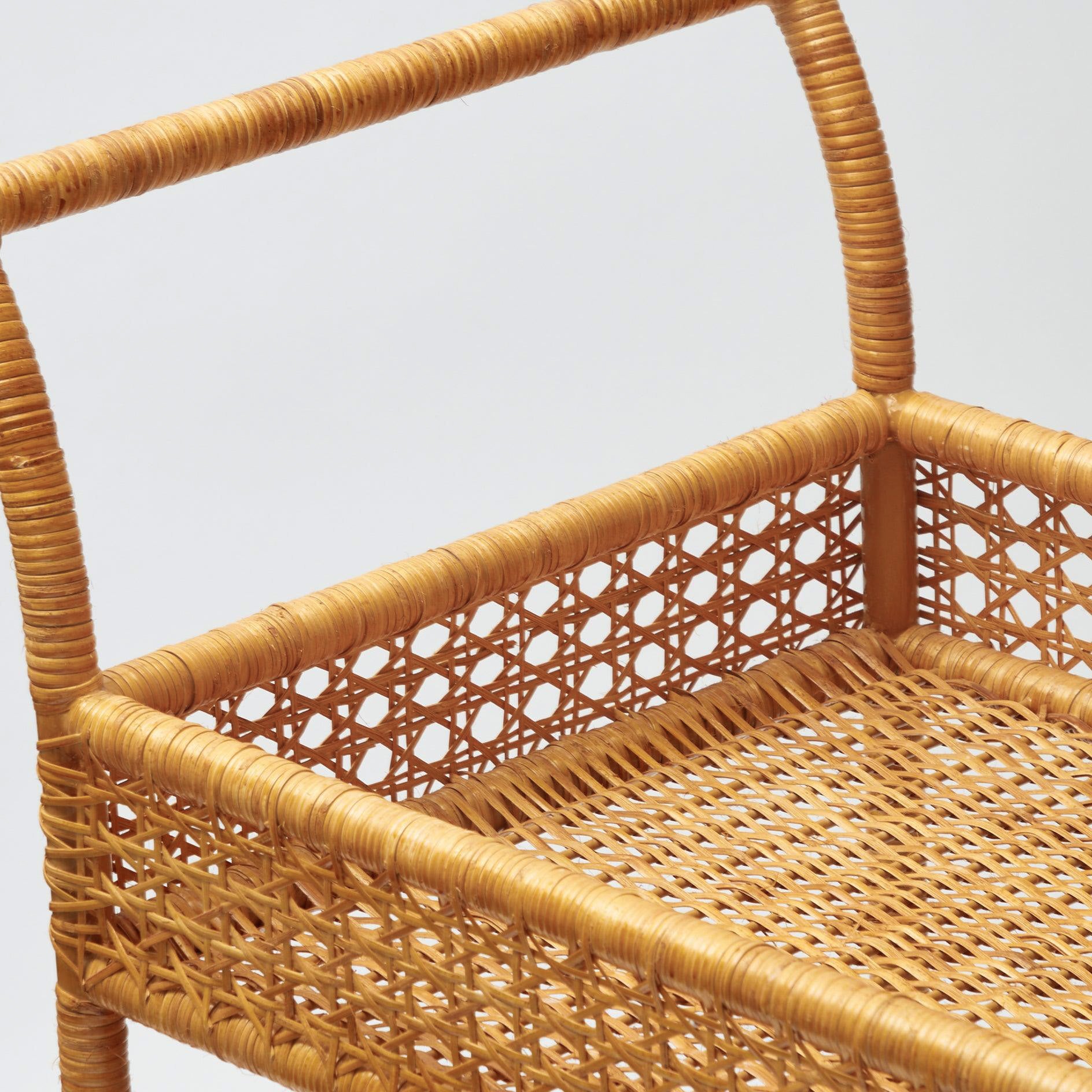 Lorenzo Rattan Bar Cart